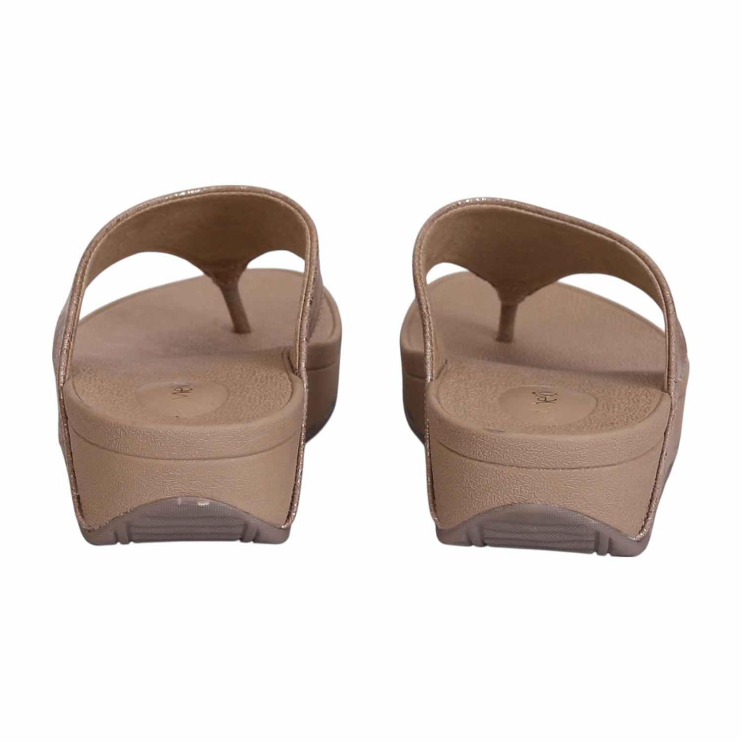 Women Rustic Bronze Wedge Sandals