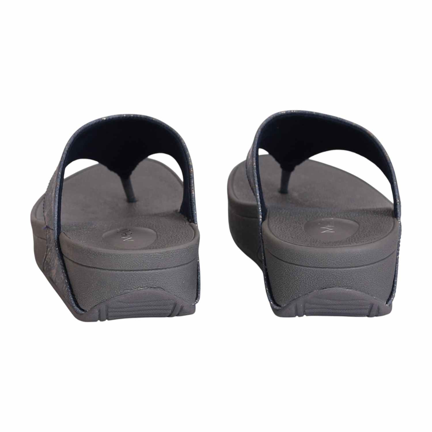 Women Navy Blue Wedge Sandals