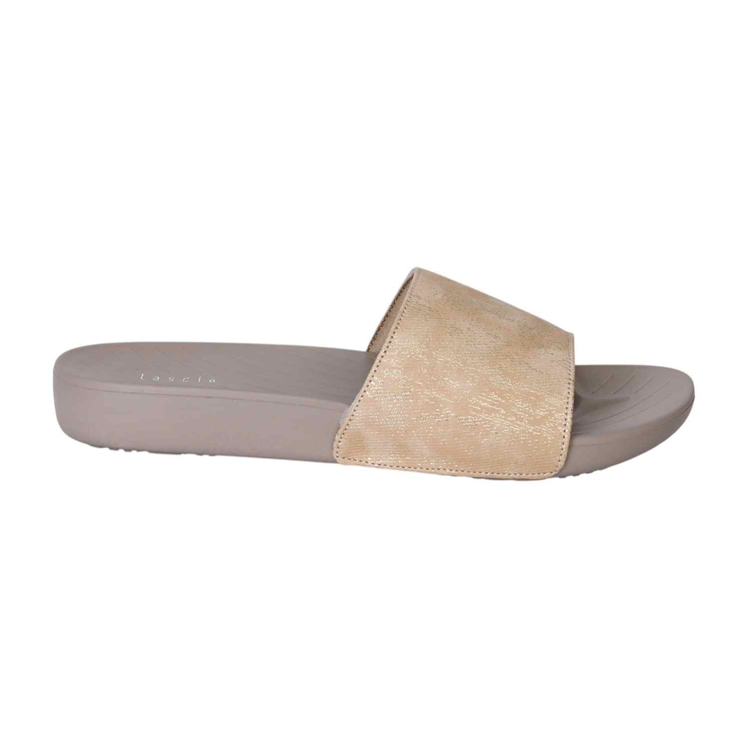 Golden Sand Comfort Slides for Women
