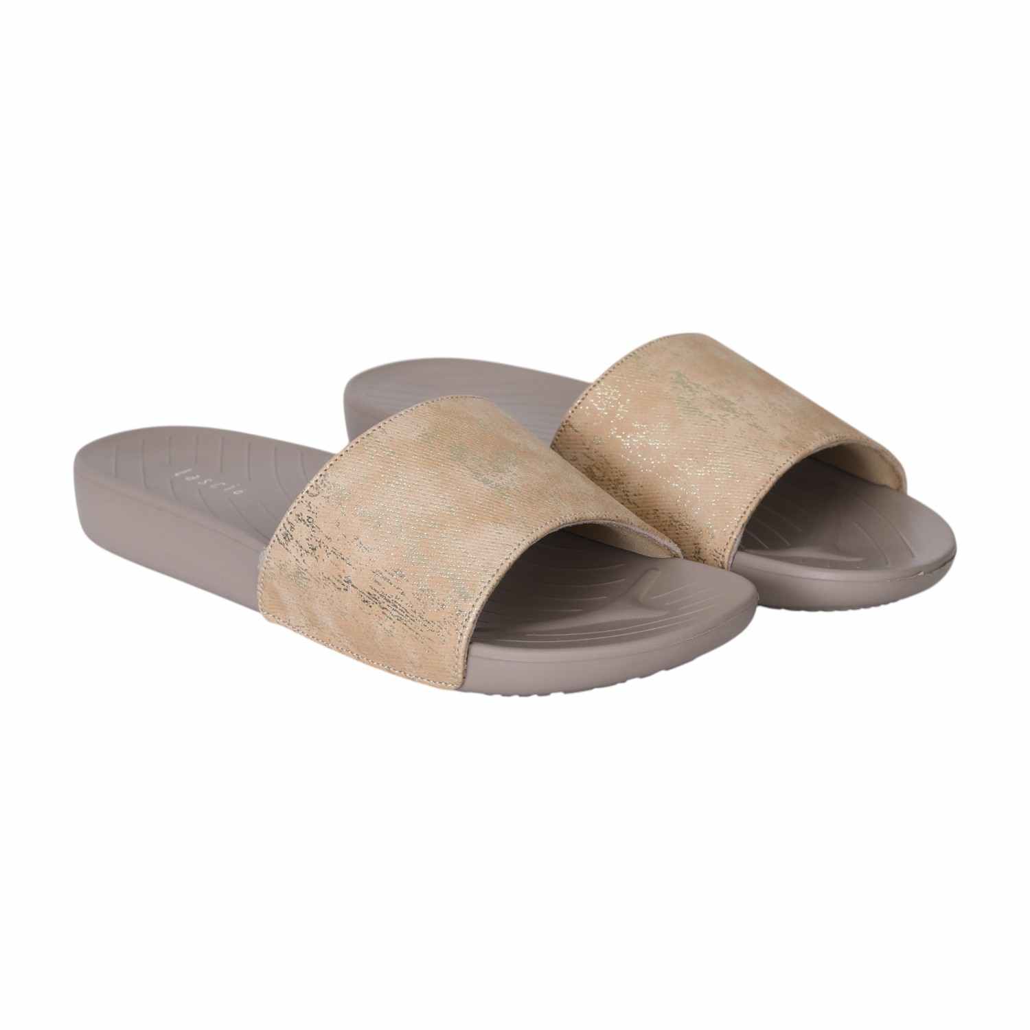 Golden Sand Comfort Slides for Women