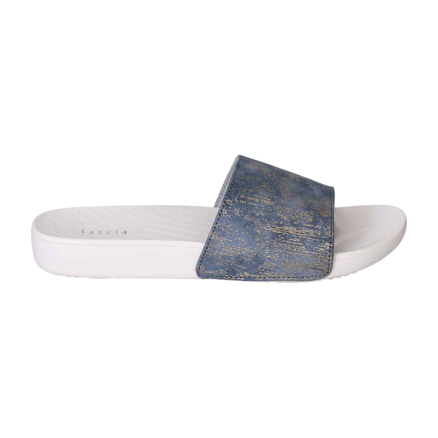 Blue Mist Comfort Slides for Women