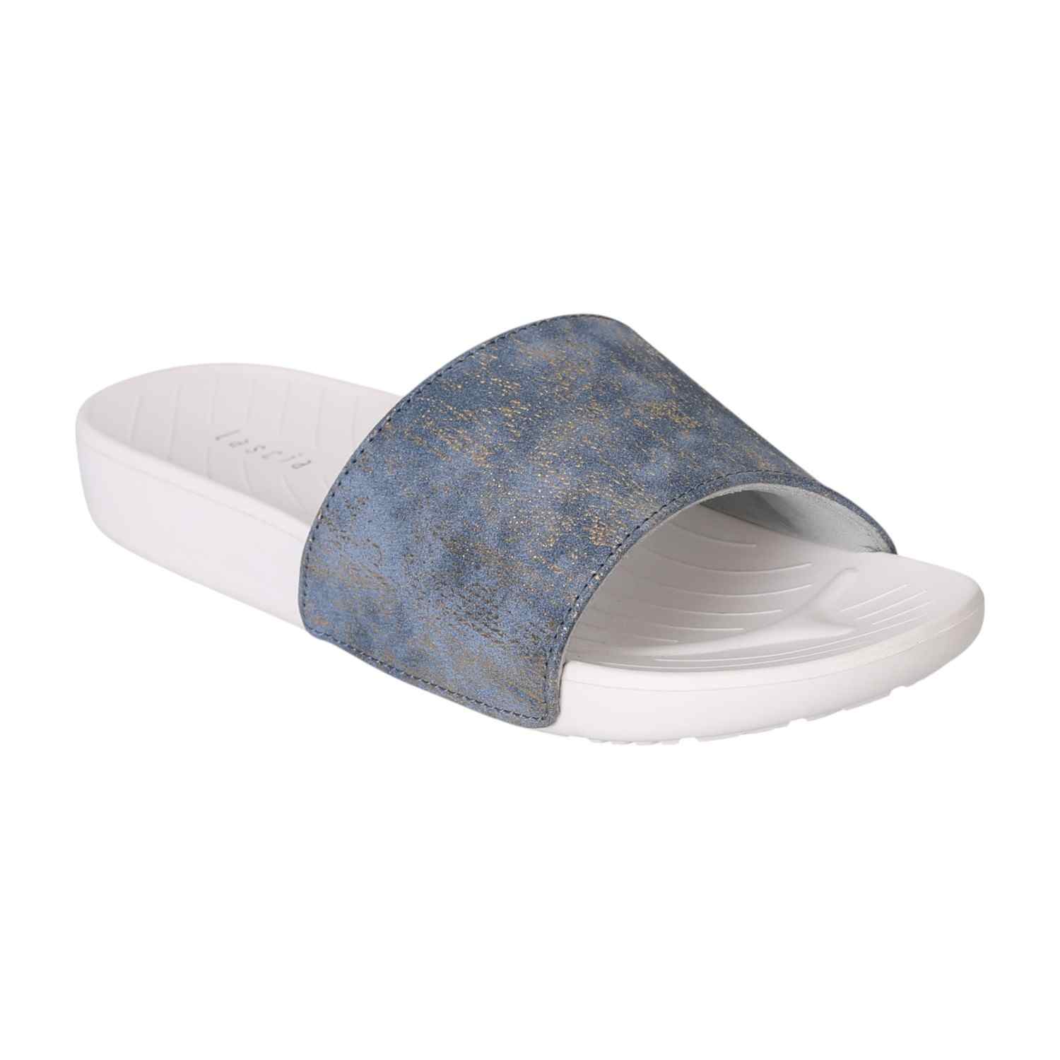 Blue Mist Comfort Slides for Women