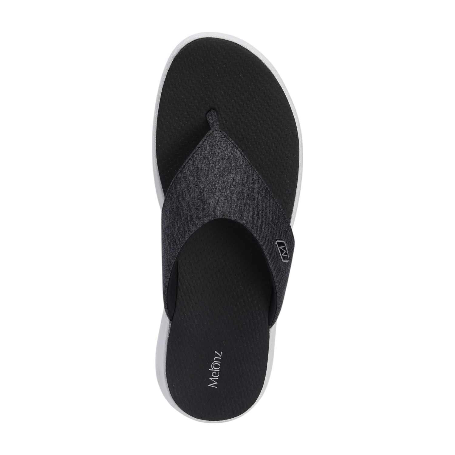 Black Comfort Thongs for Women