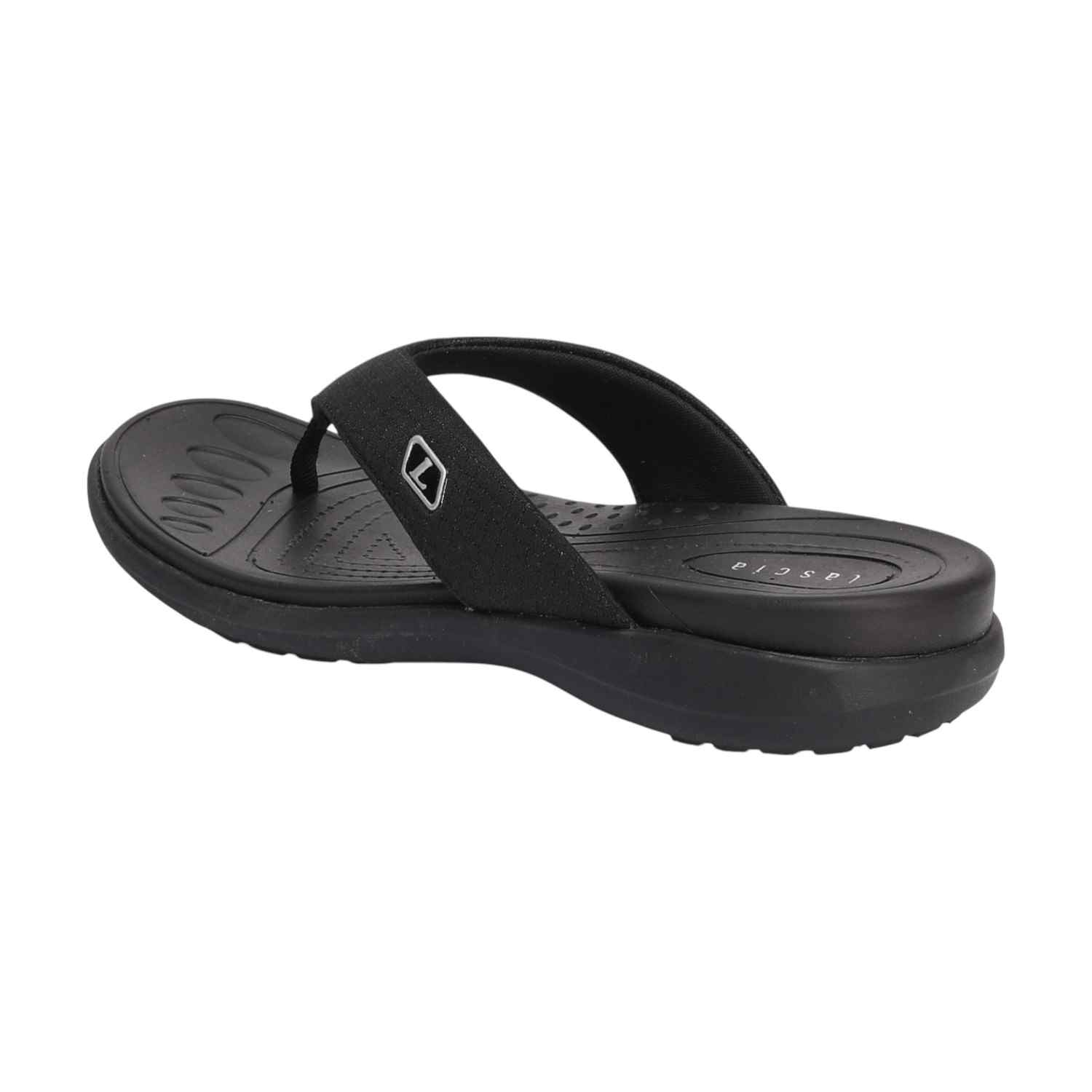 Black Comfort Thongs for Women