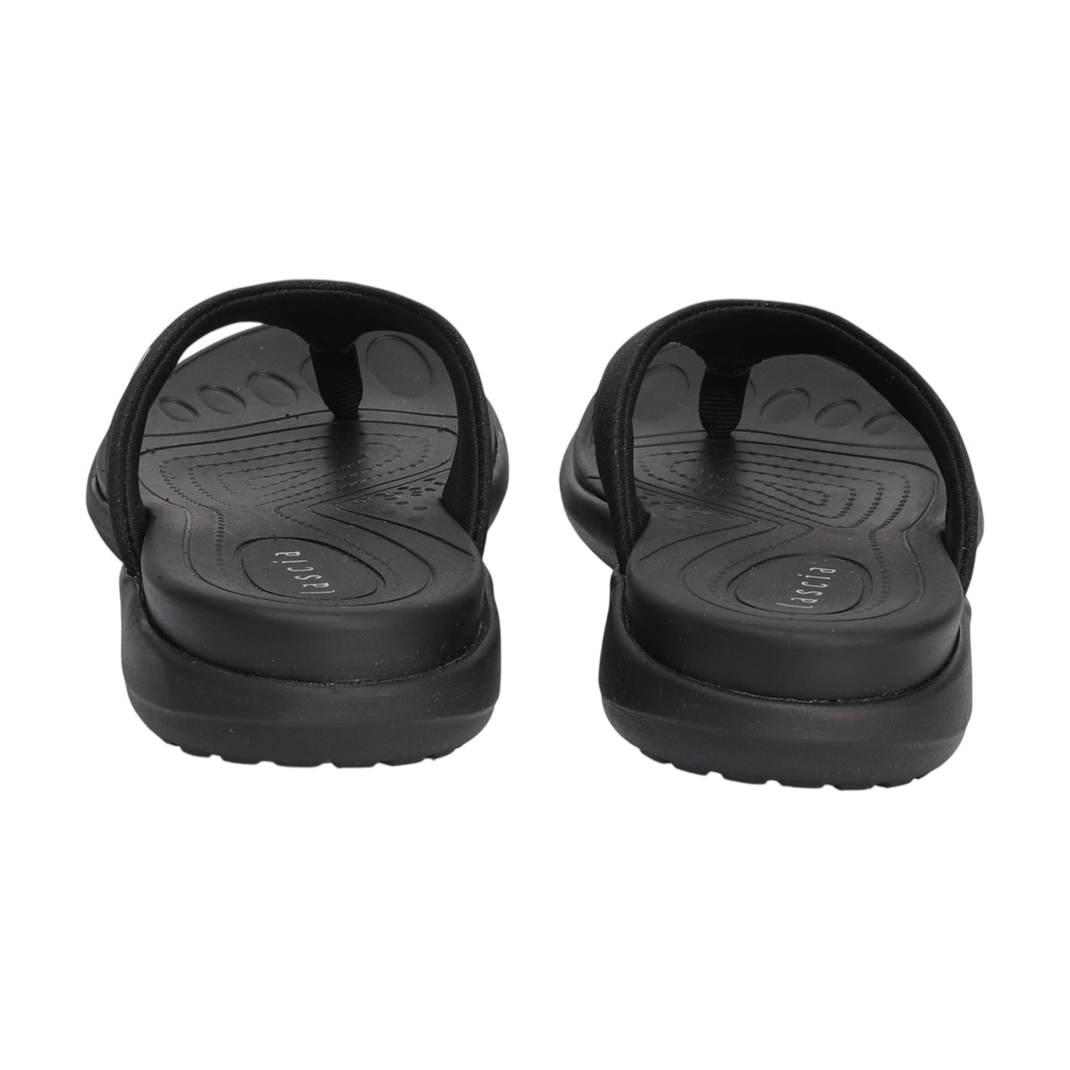 Black Comfort Thongs for Women