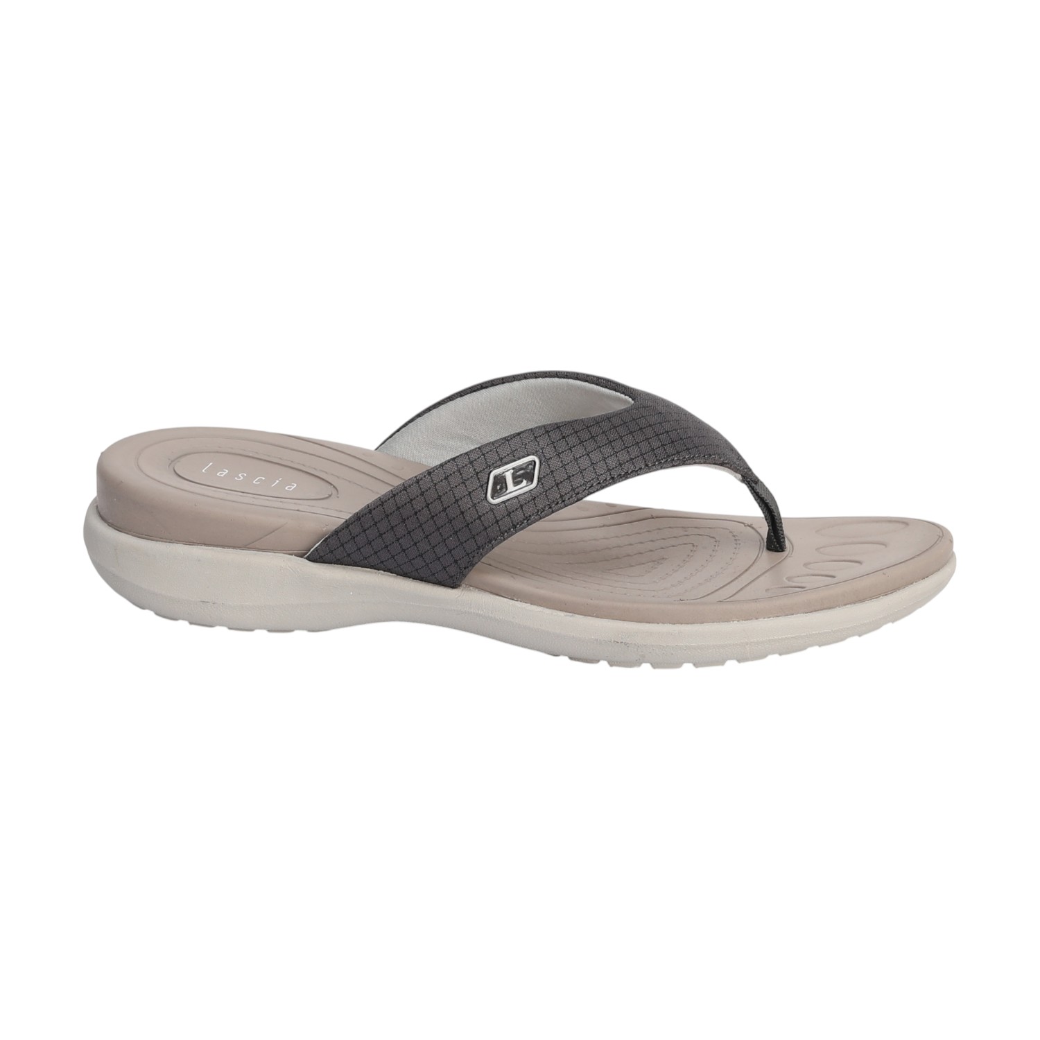 Dark Grey Comfort Thongs for Women