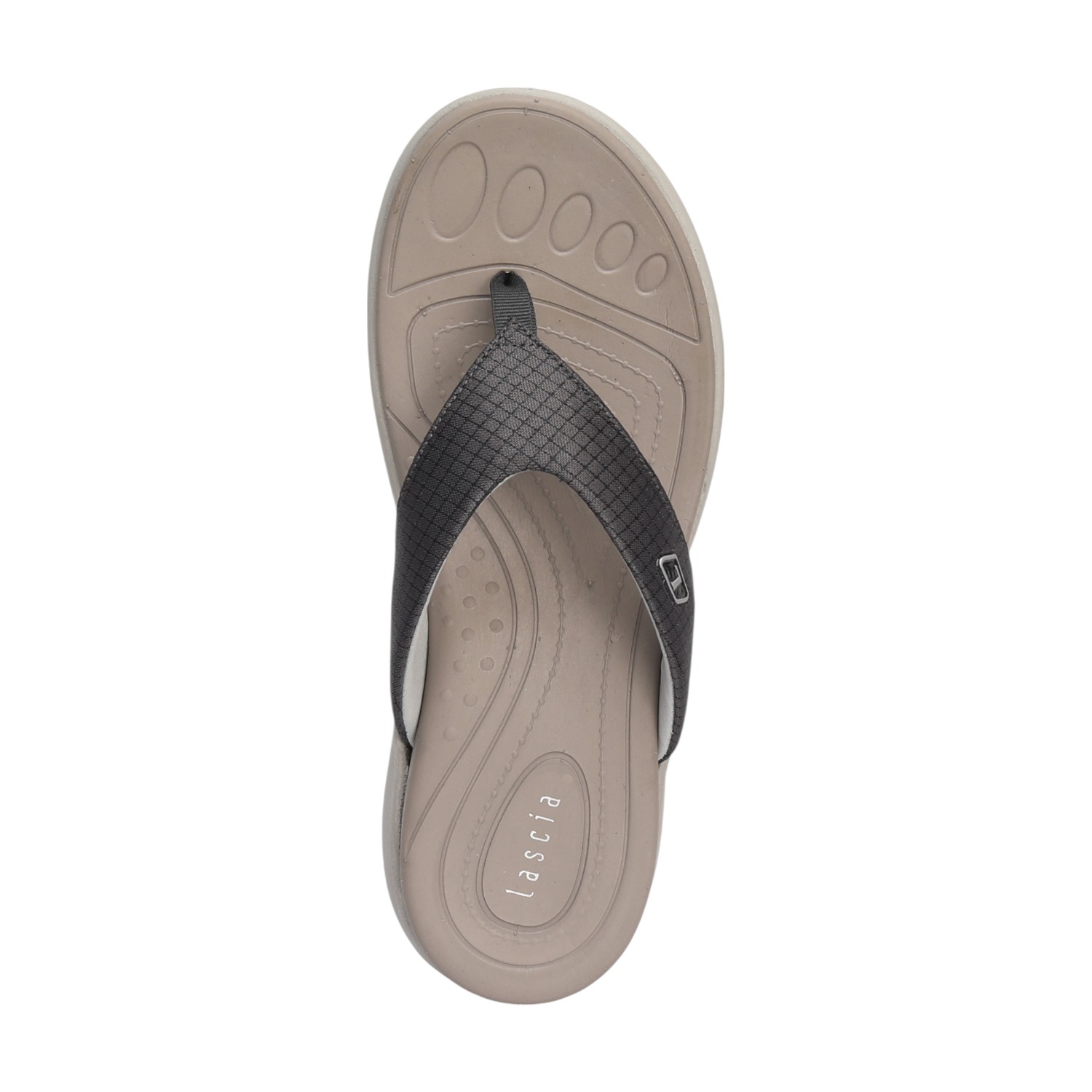 Dark Grey Comfort Thongs for Women
