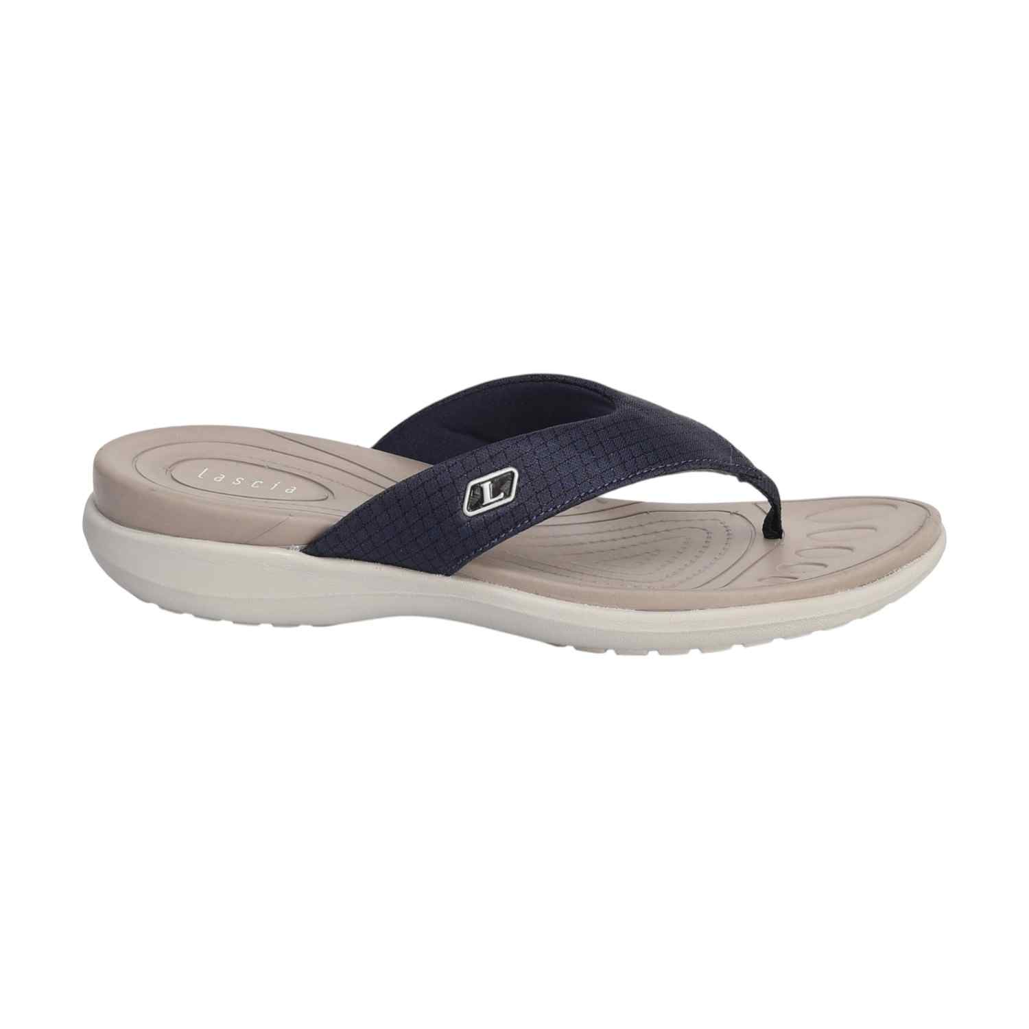 Navy Blue Comfort Thongs for Women