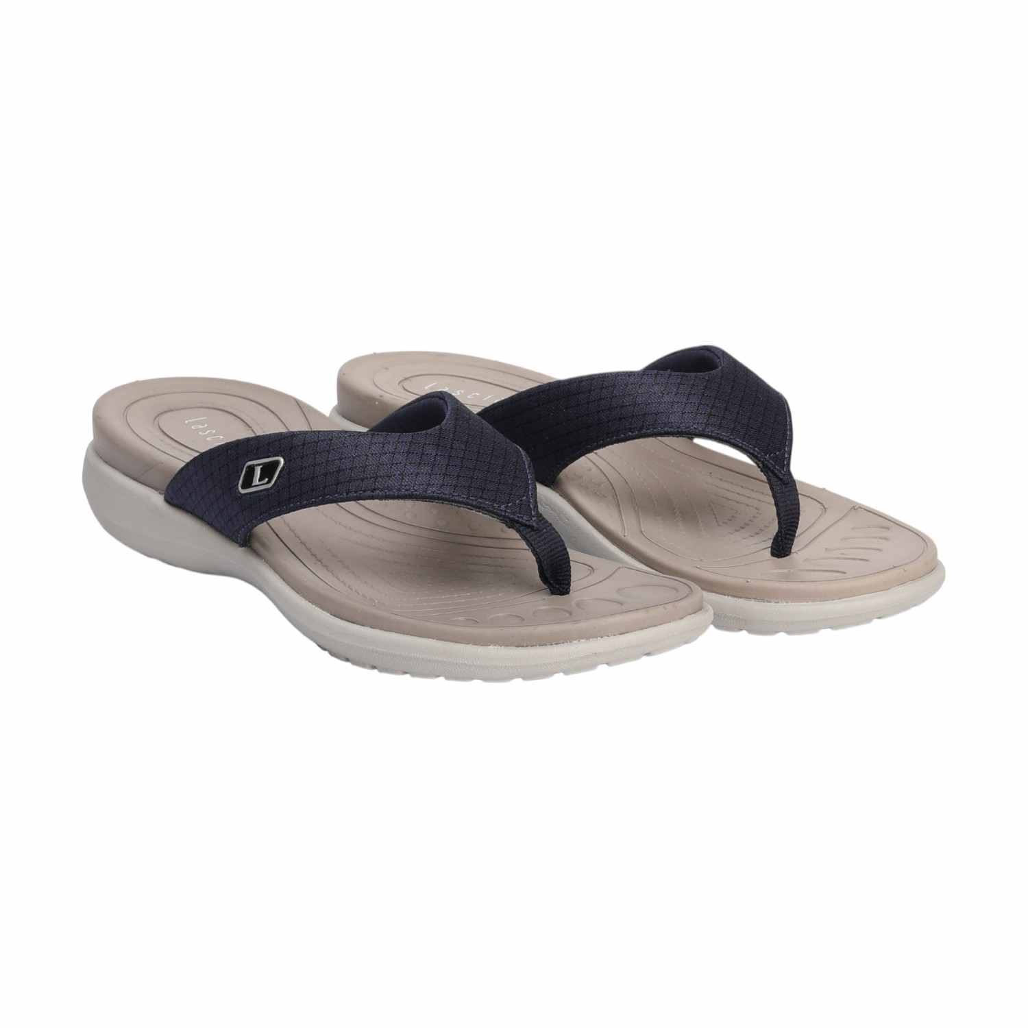 Navy Blue Comfort Thongs for Women