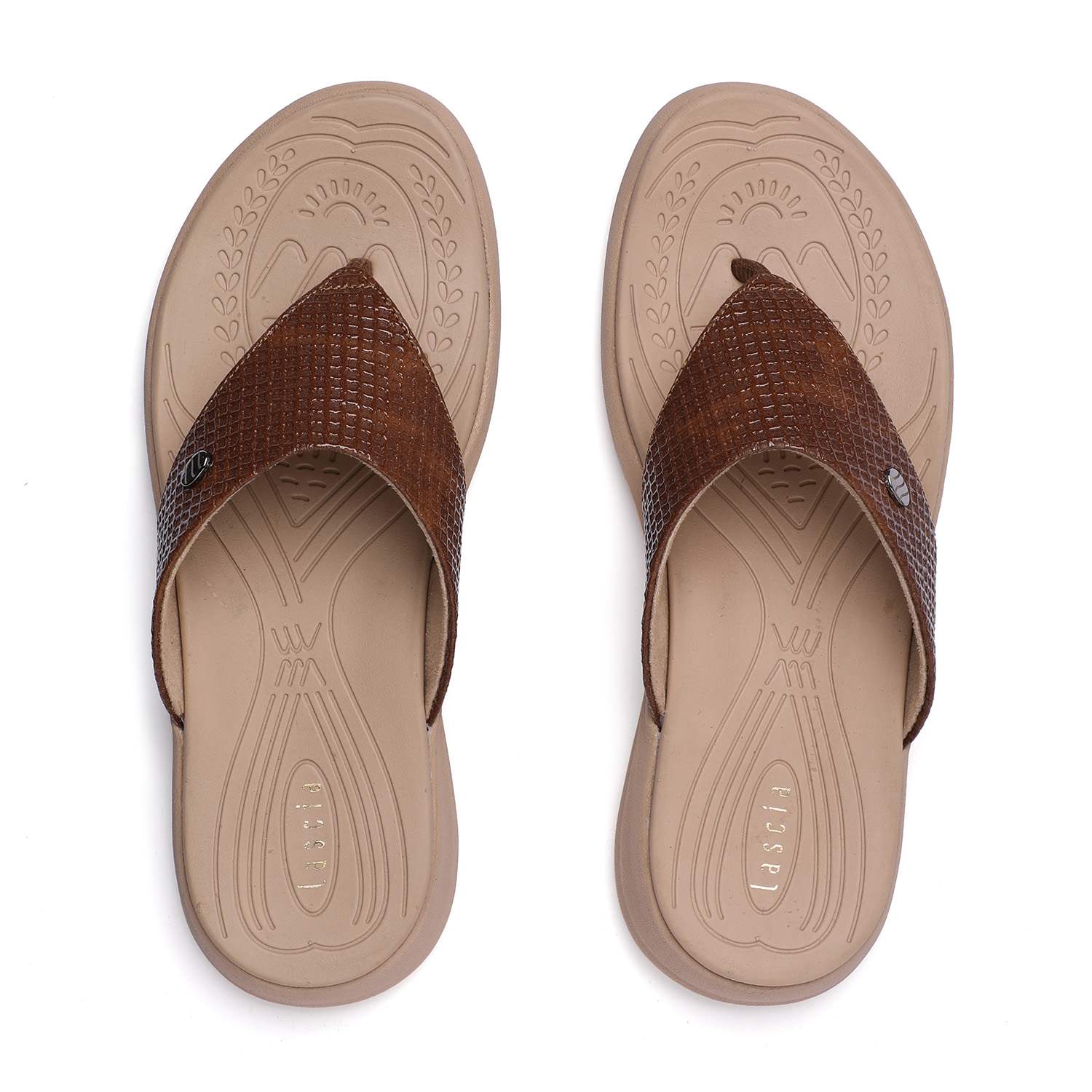 Embellished Nude-Brown Coloured Flats for Women