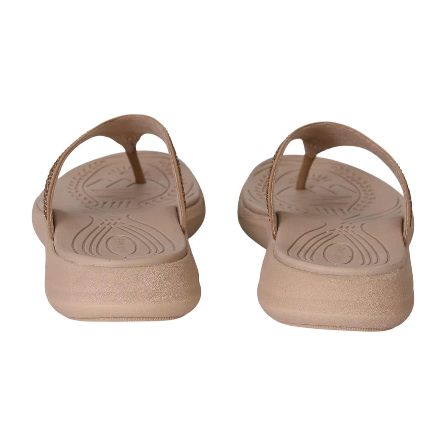 Tan Spark Comfort Thongs for Women
