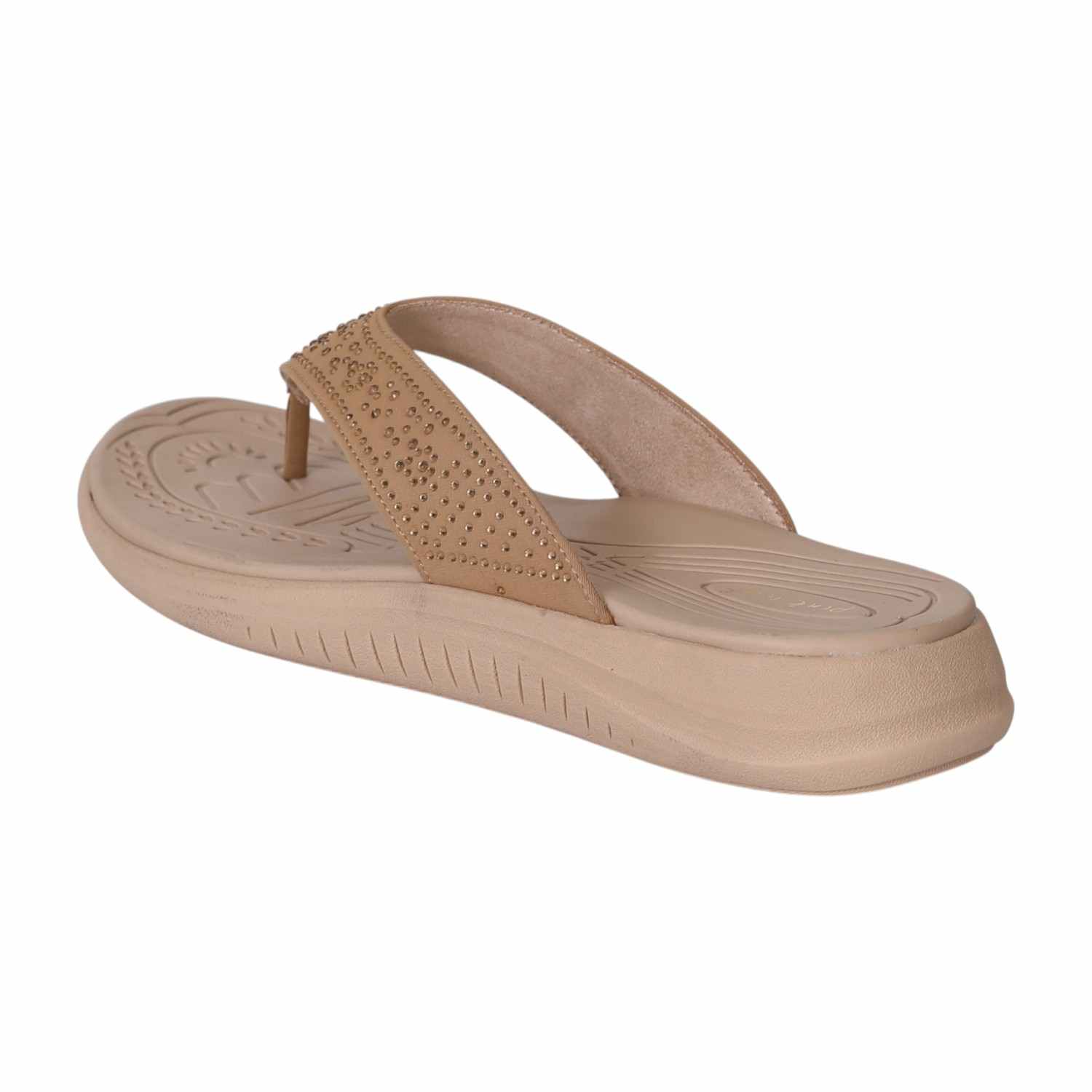 Tan Spark Comfort Thongs for Women