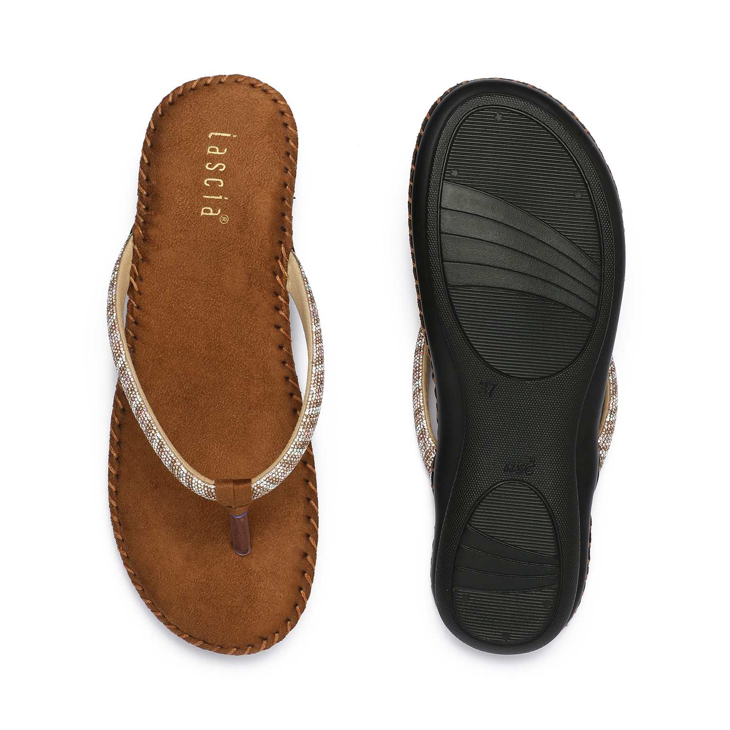 Antique Embellished Casual Flats for Women