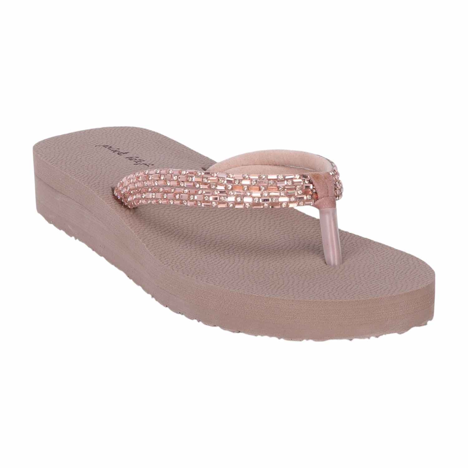 Sultan Coloured Embellished Thongs for Women