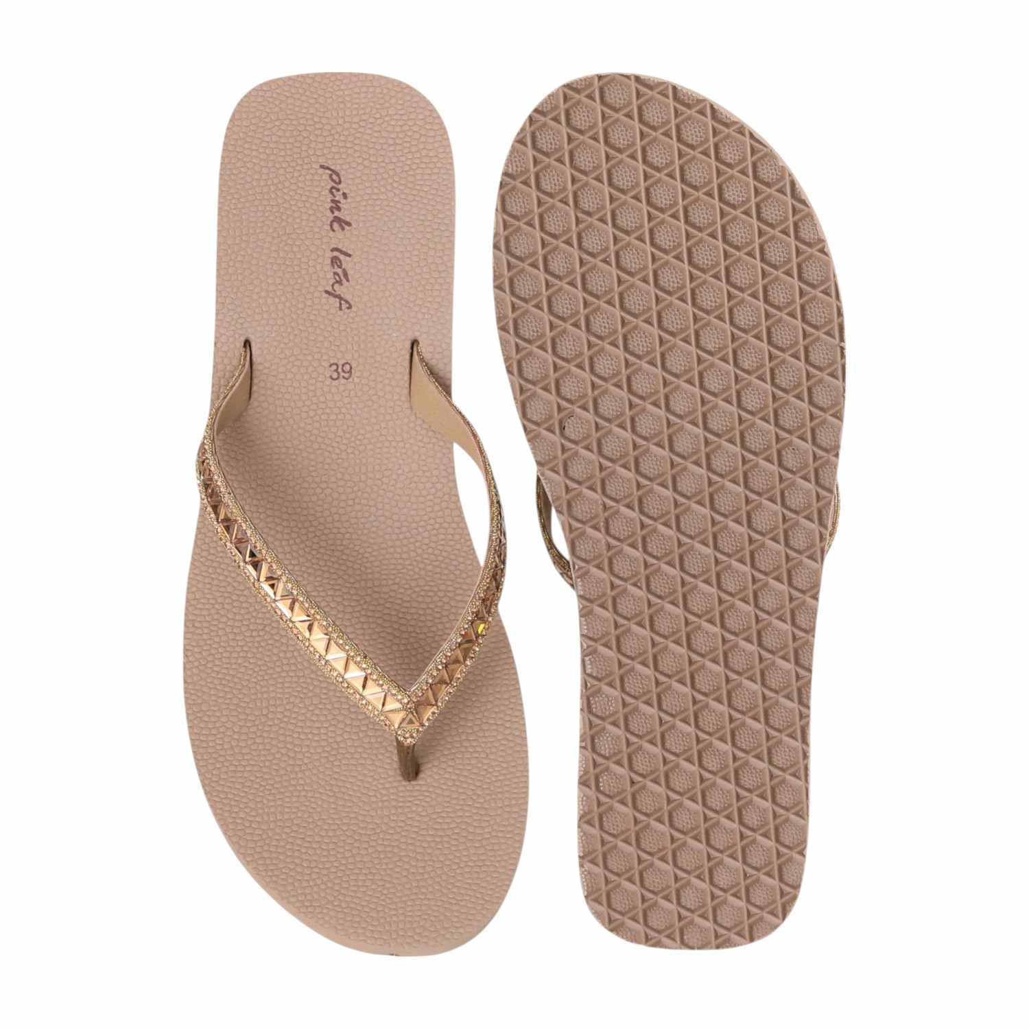 Women's Subtle Gold Platform Sandals