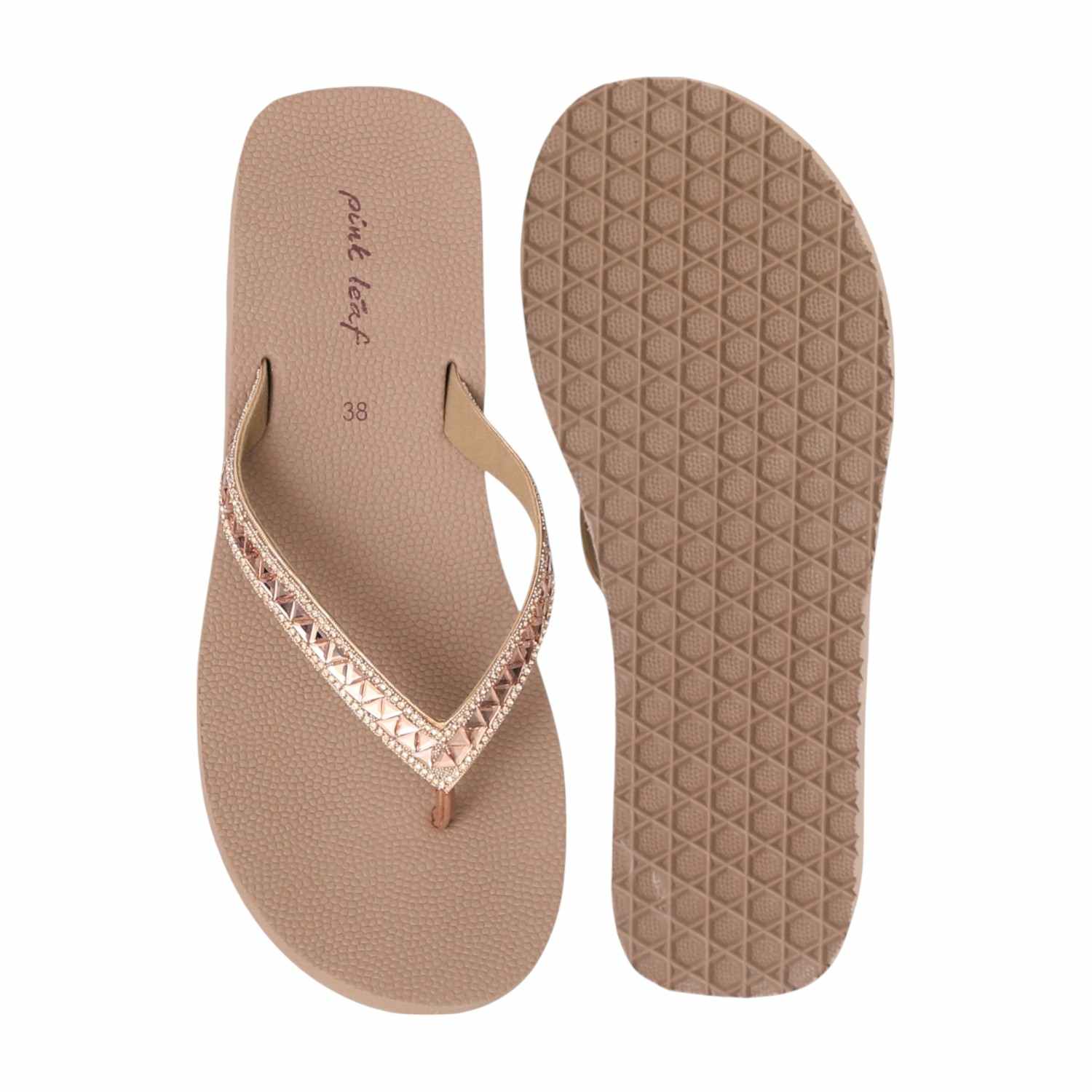 Women's Sparkle Blush Rise Platform Sandals