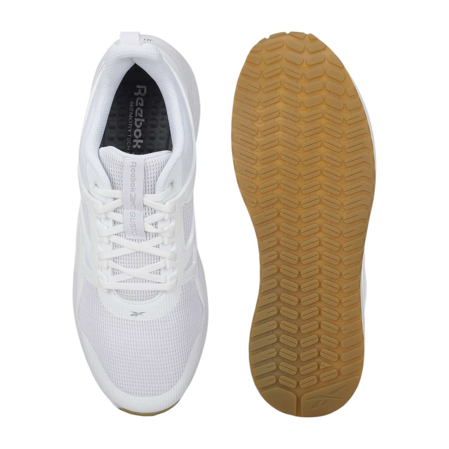 Gusto Highworth Renew - Men White Running Shoes