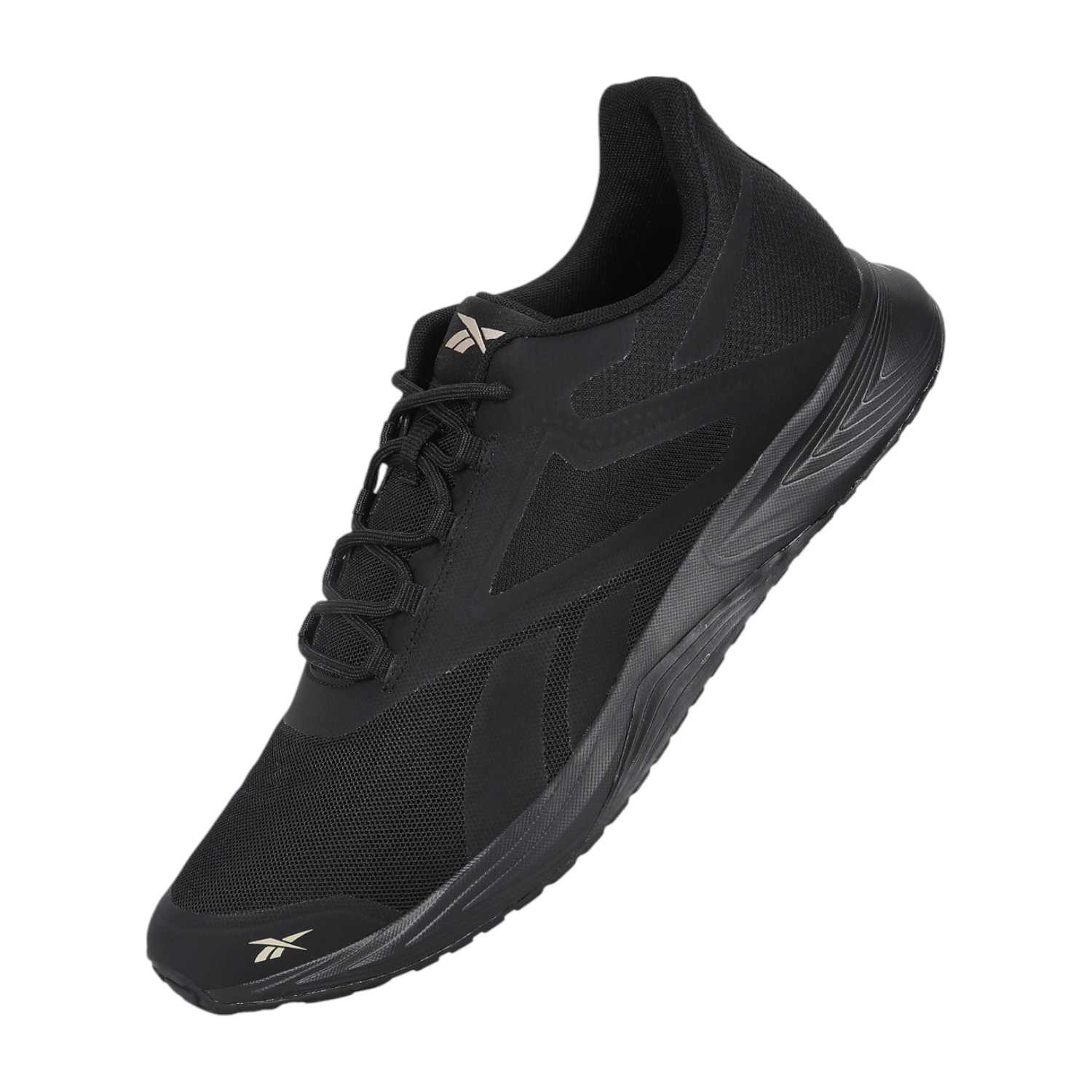 Men All-Black Lightweight Running Shoes