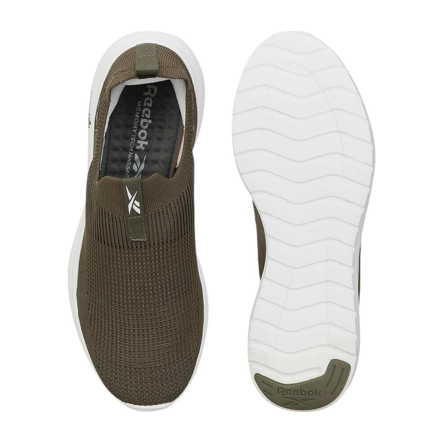 Men Olive Walking Shoes