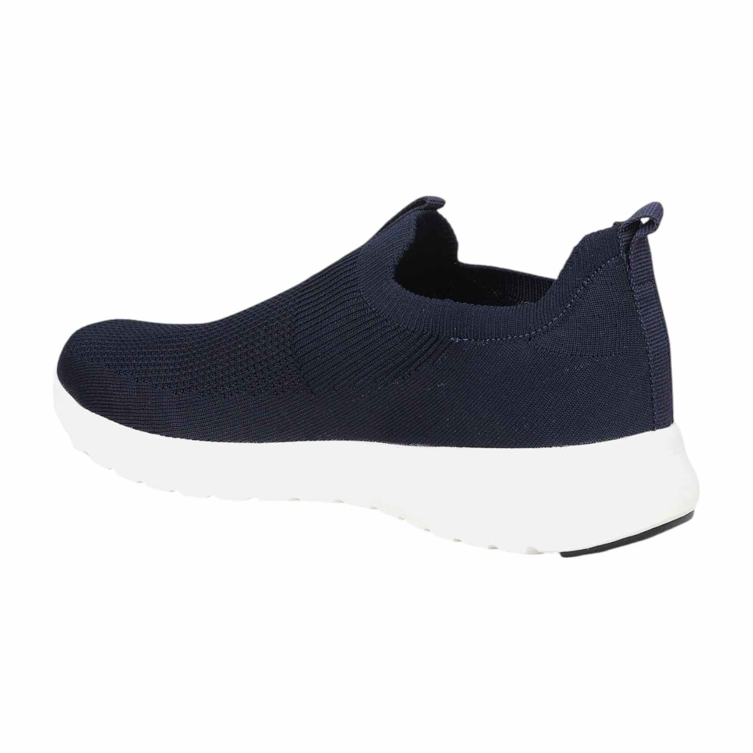Men Navy Blue Slip-On Walking Shoes