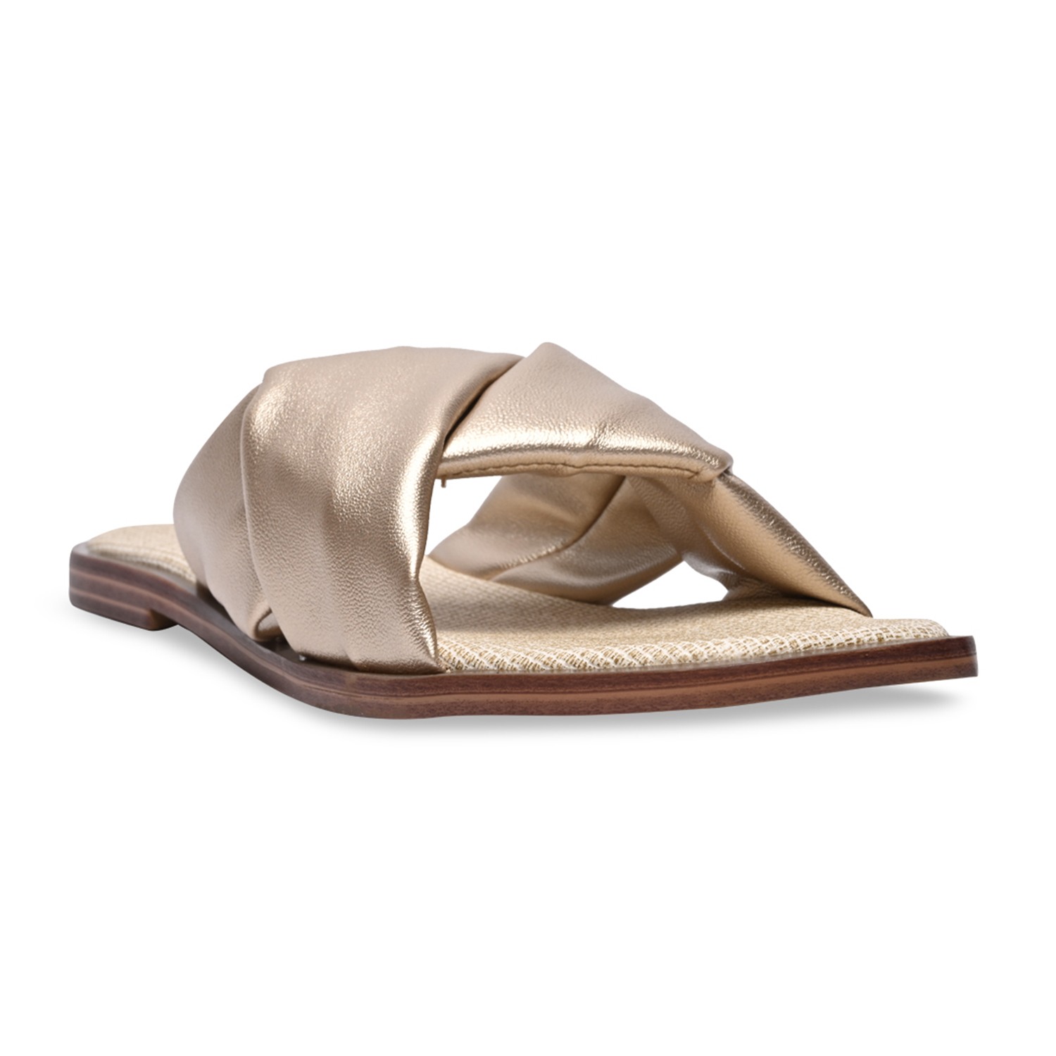 Gold Women Casual Comfortable Flats