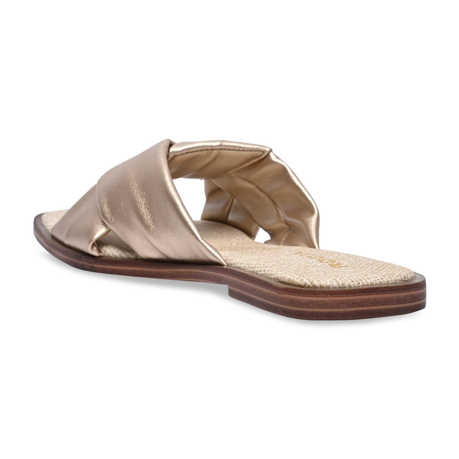 Gold Women Casual Comfortable Flats