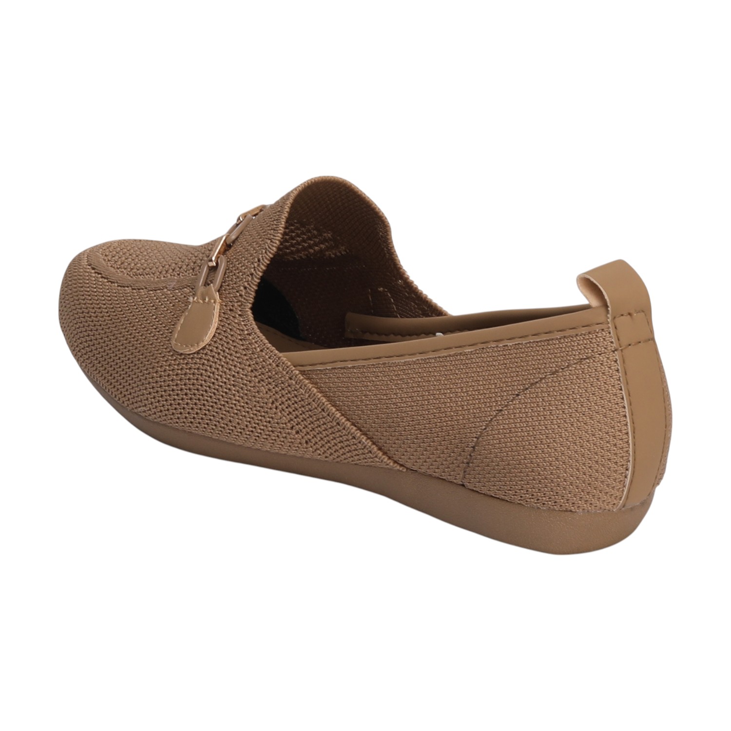 Beige Casual Slip-Ons for Women
