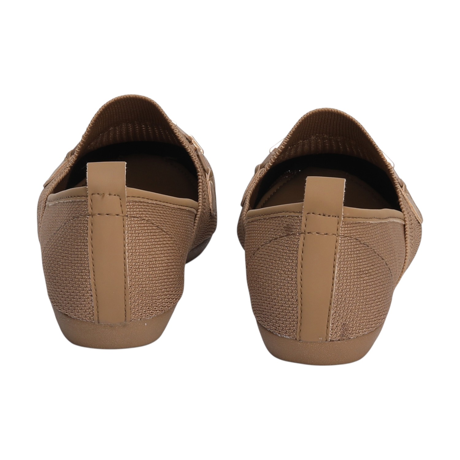 Beige Casual Slip-Ons for Women