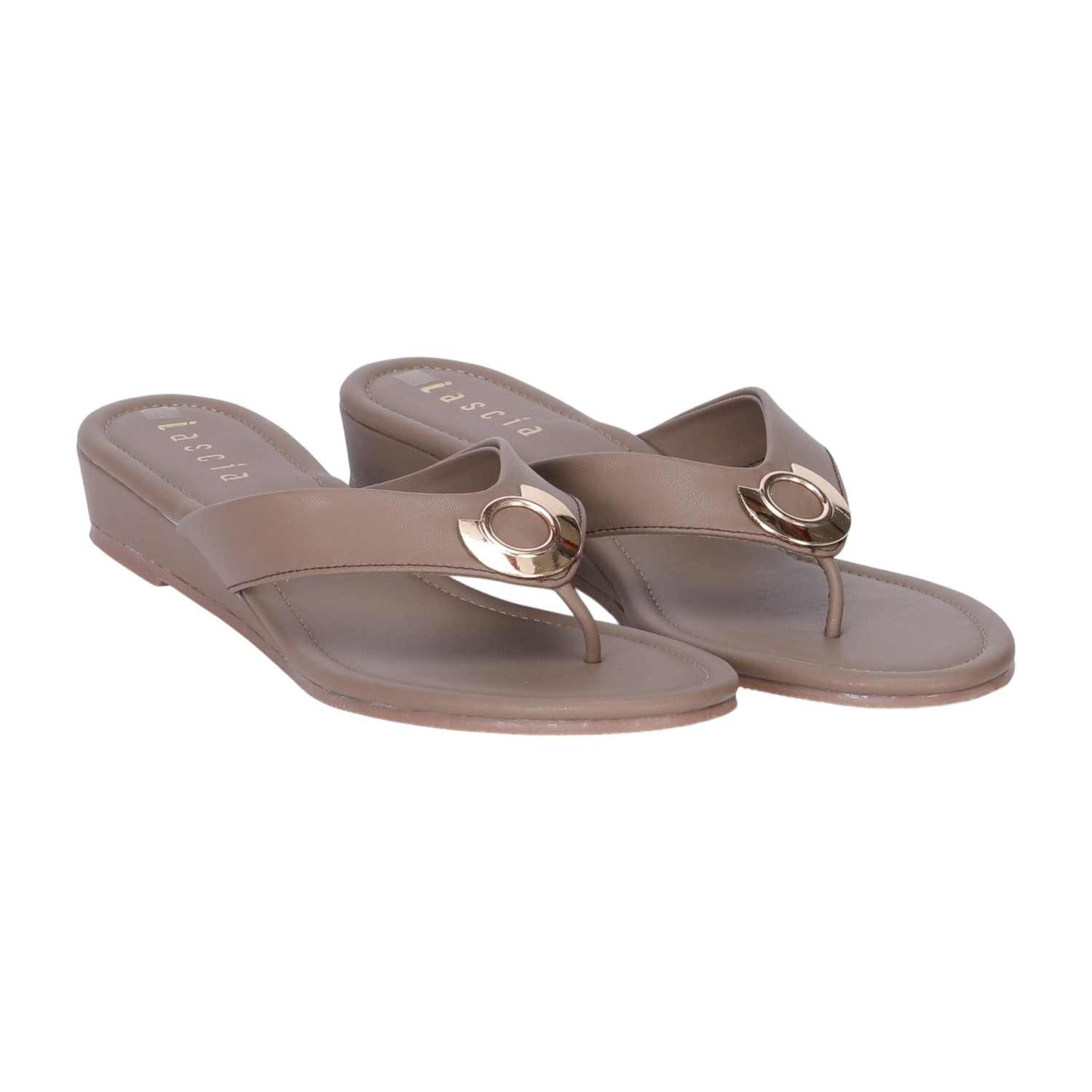 Bronze Coloured Thongs for Women