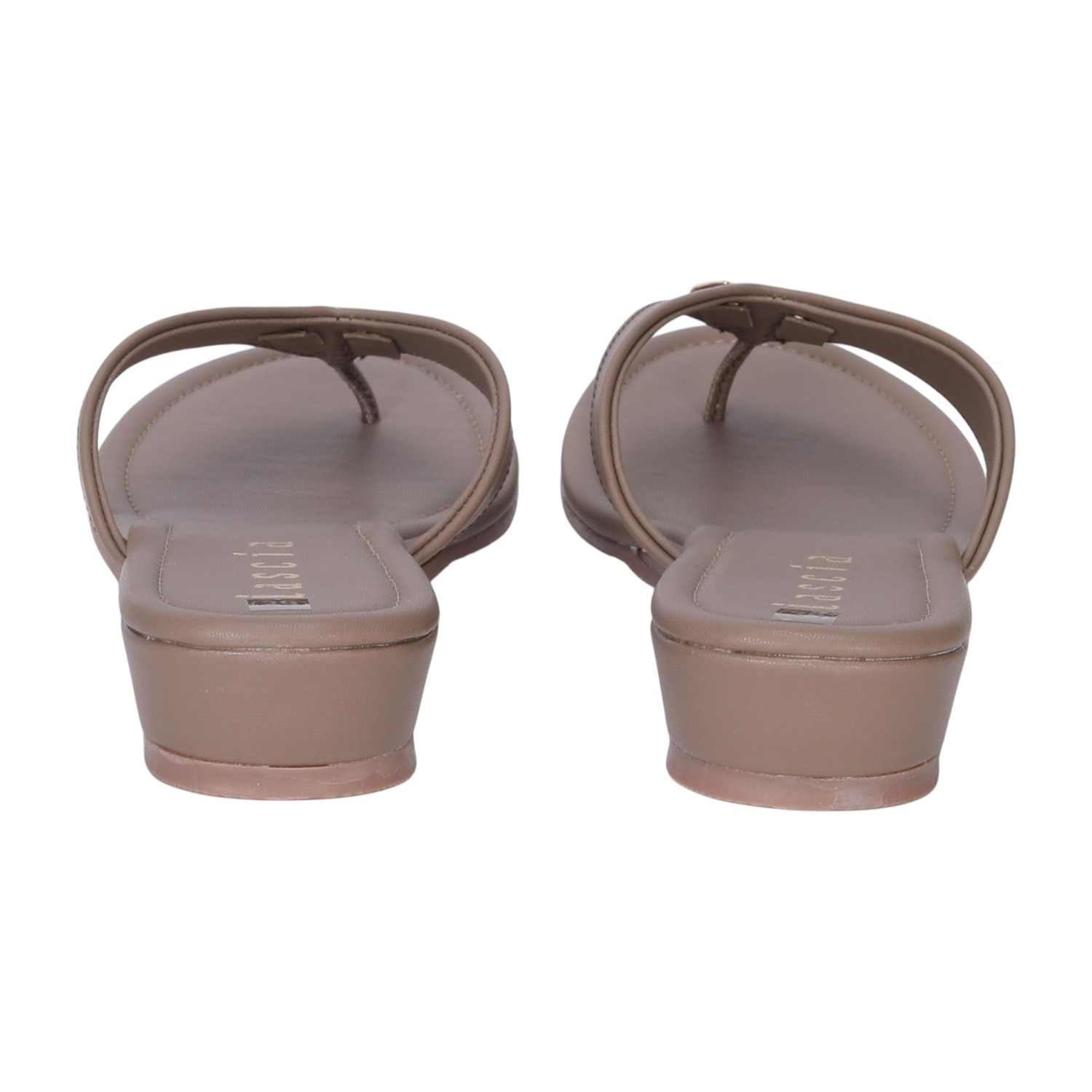 Bronze Coloured Thongs for Women