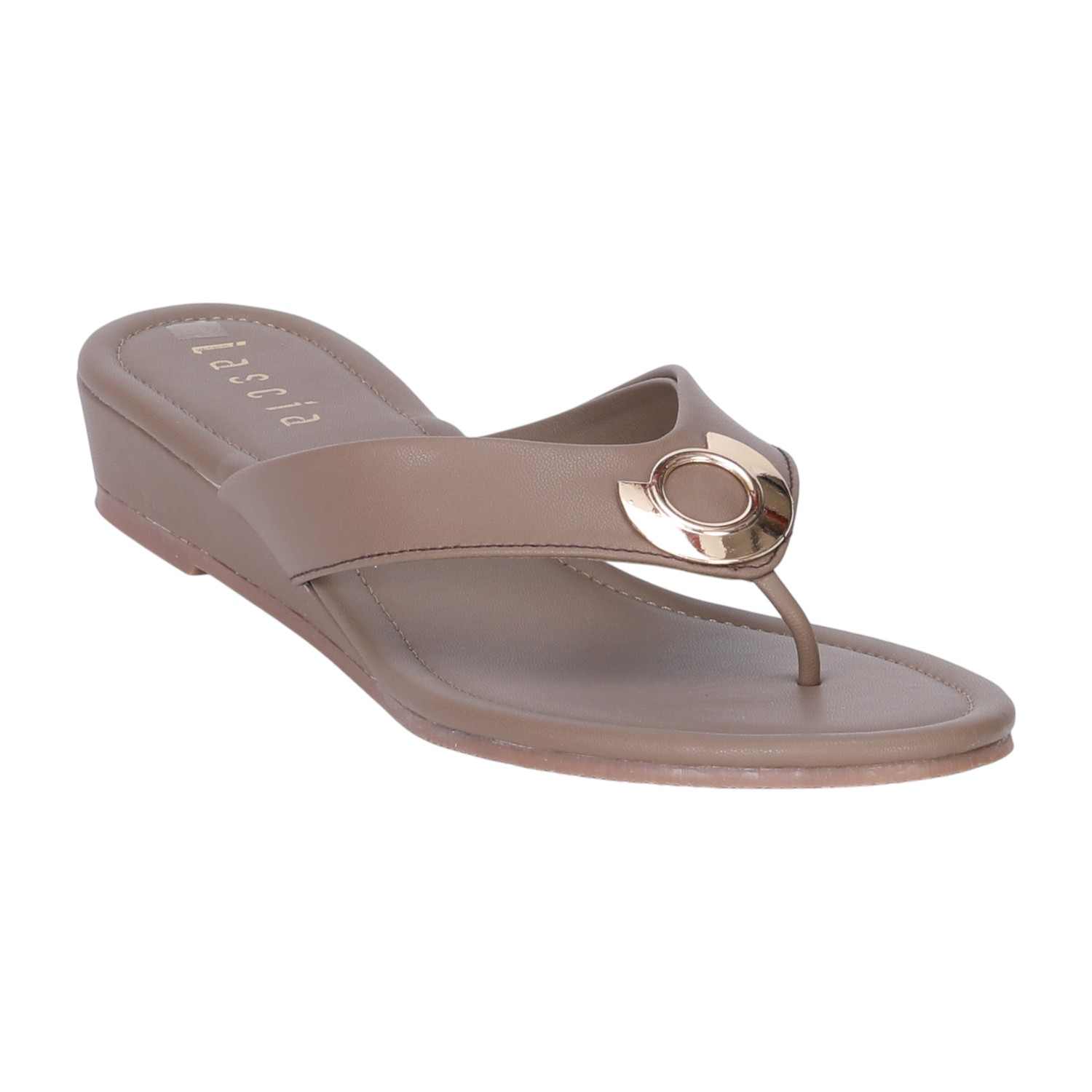 Bronze Coloured Thongs for Women