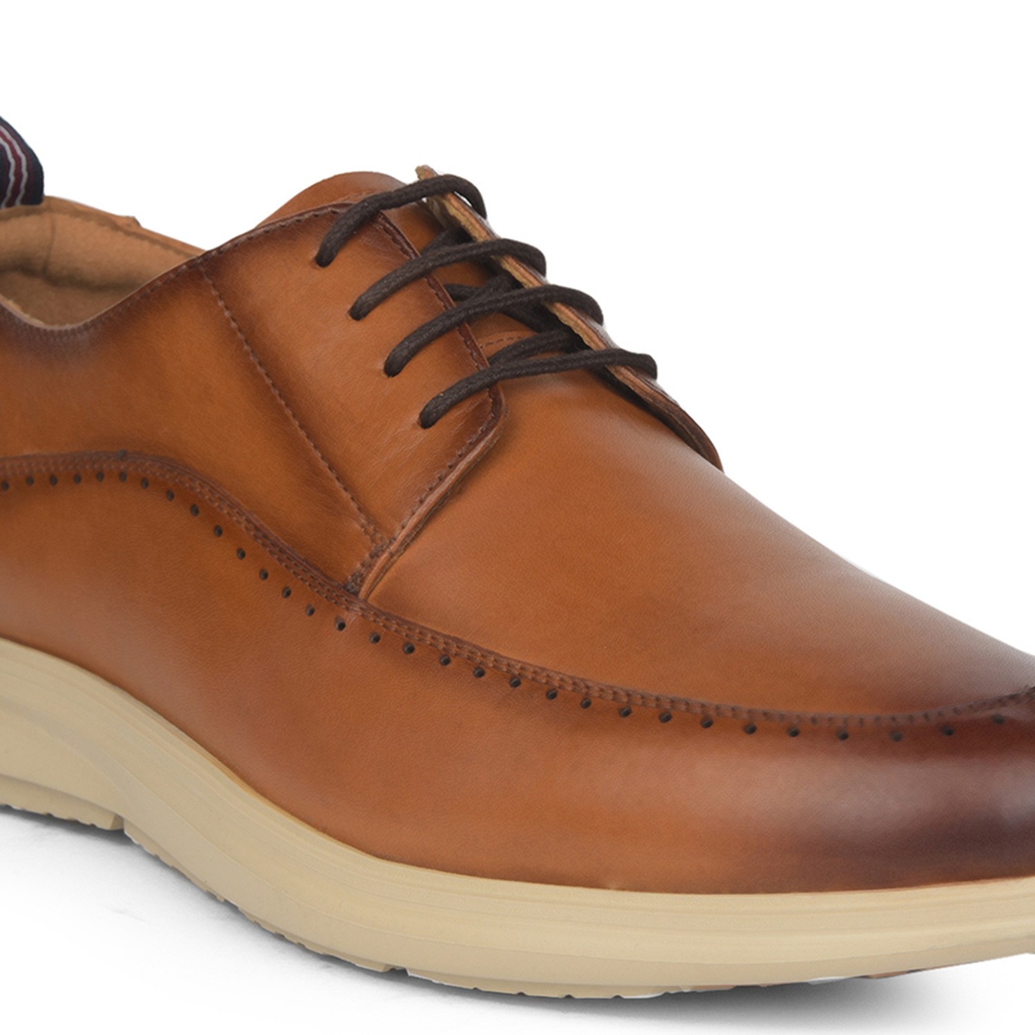 Fedrico Brogue Tan Casual Shoes For Men