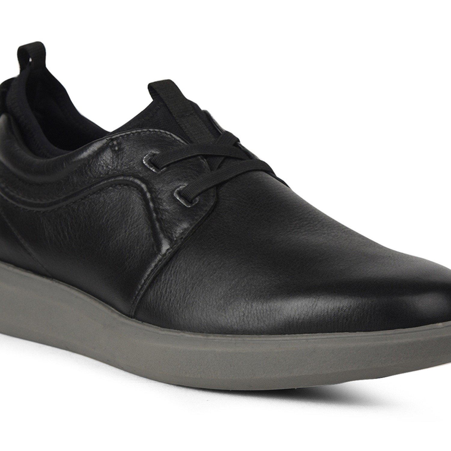 Niles Oxford Black Casual Shoes For Men