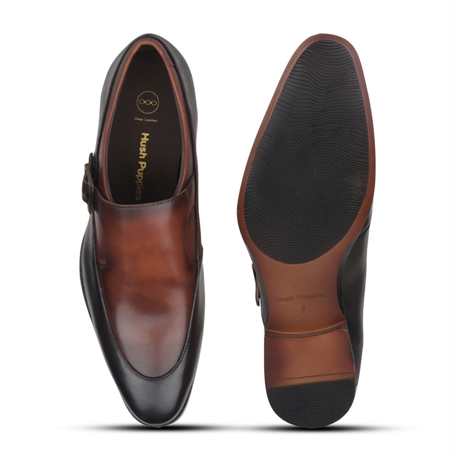 Padova New Monk Brown Shoes For Men