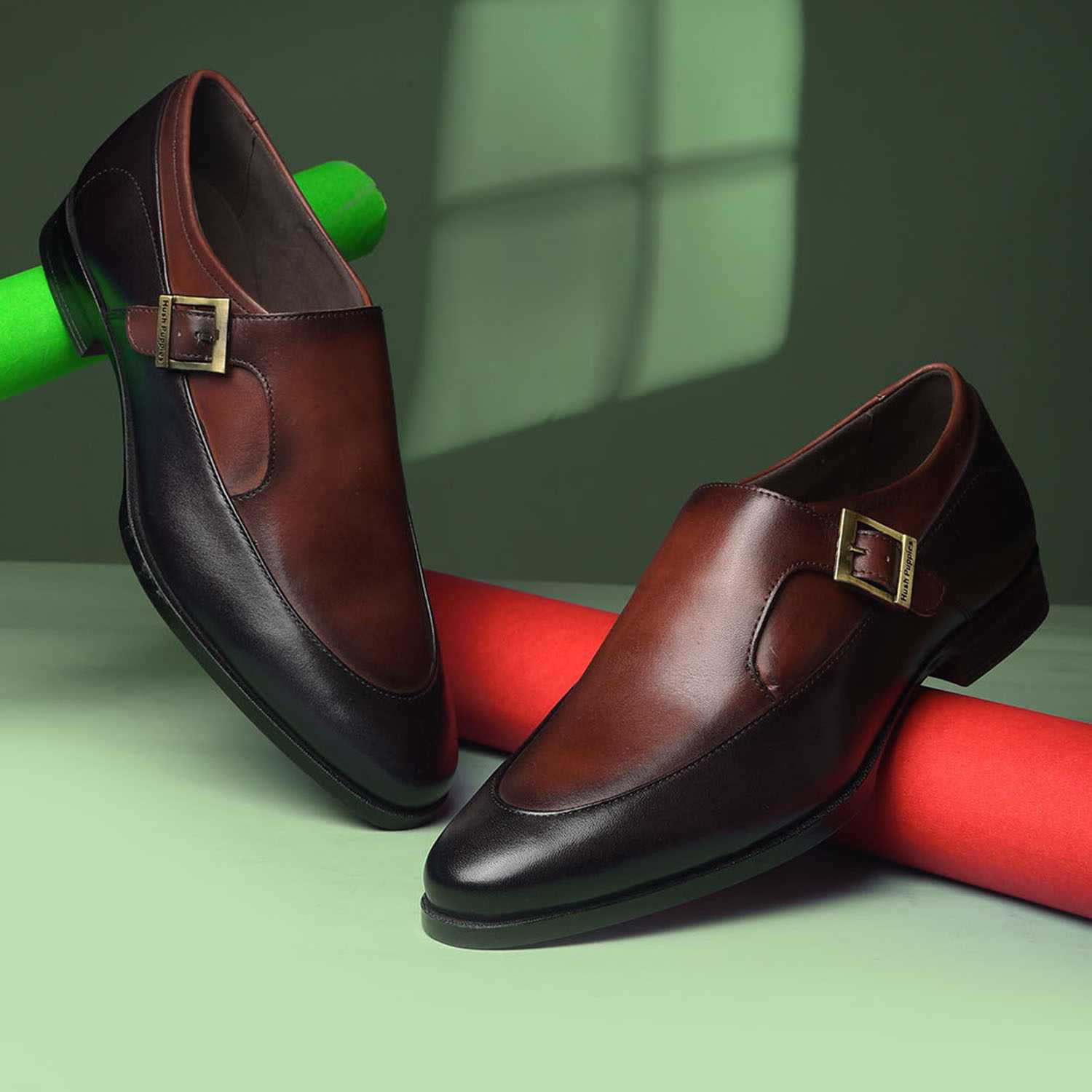 Padova New Monk Brown Shoes For Men