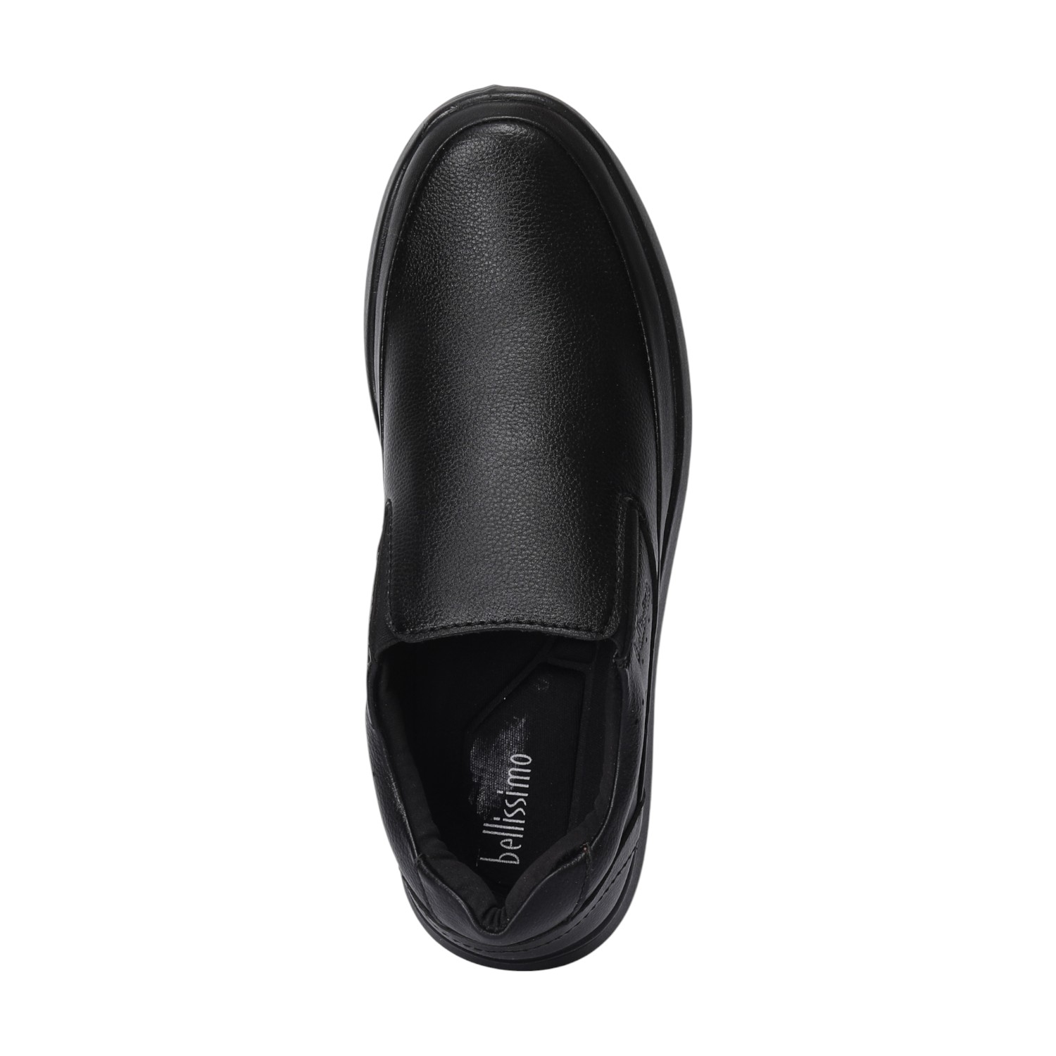 Men Black Casual Shoes Slip On