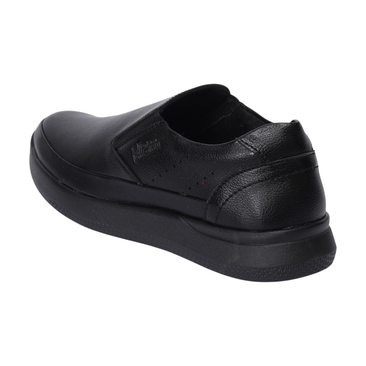 Men Black Casual Shoes Slip On