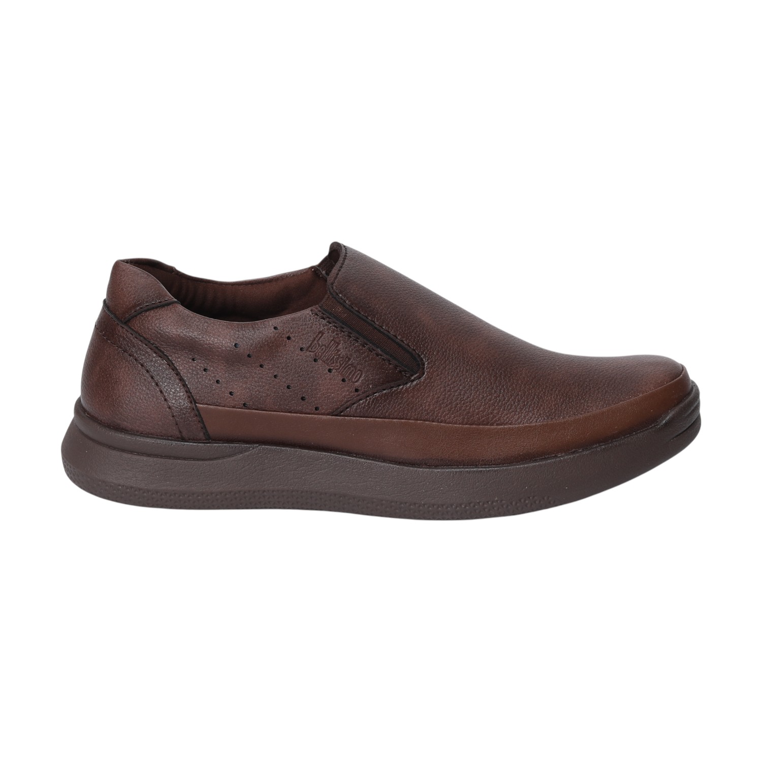 Men Brown Casual Shoes Slip On
