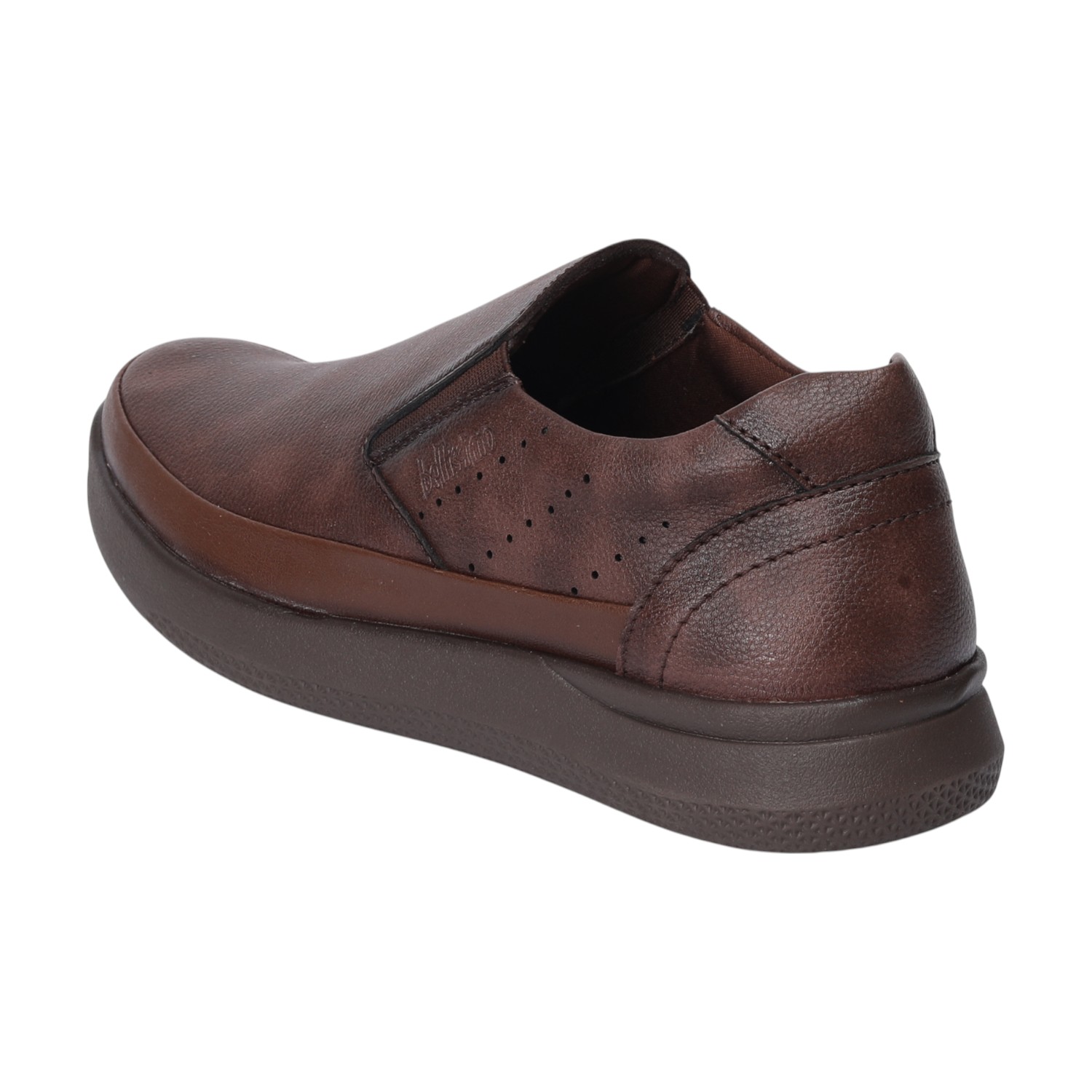 Men Brown Casual Shoes Slip On