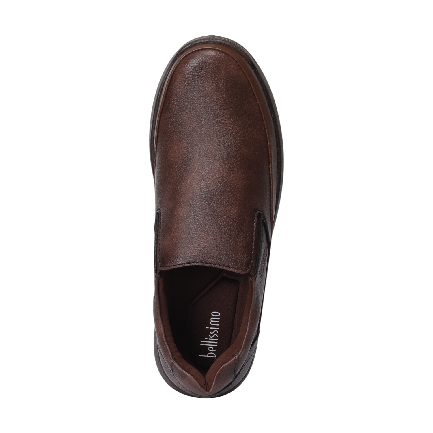Men Brown Casual Shoes Slip On