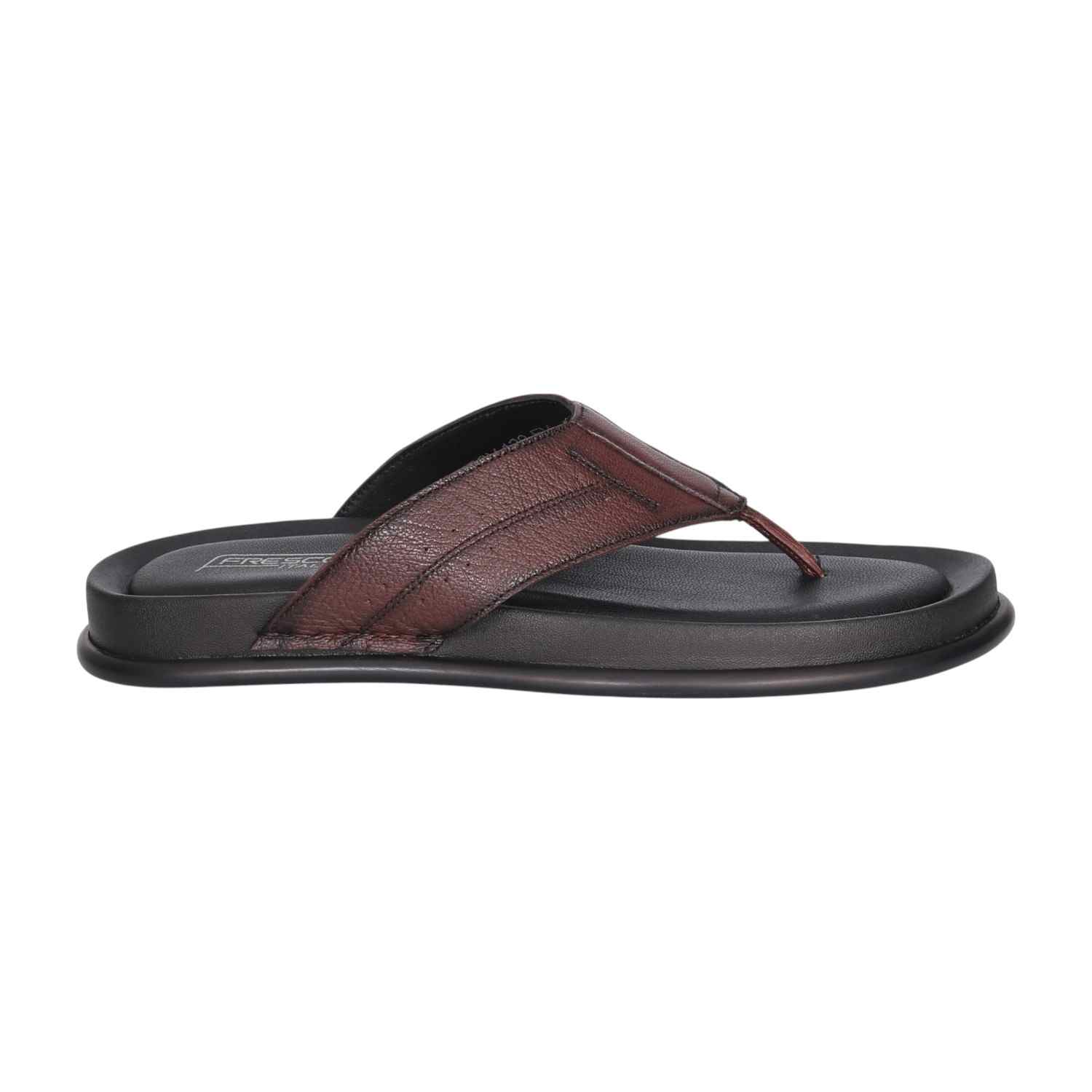Men Vintage Brown Comfort Thongs