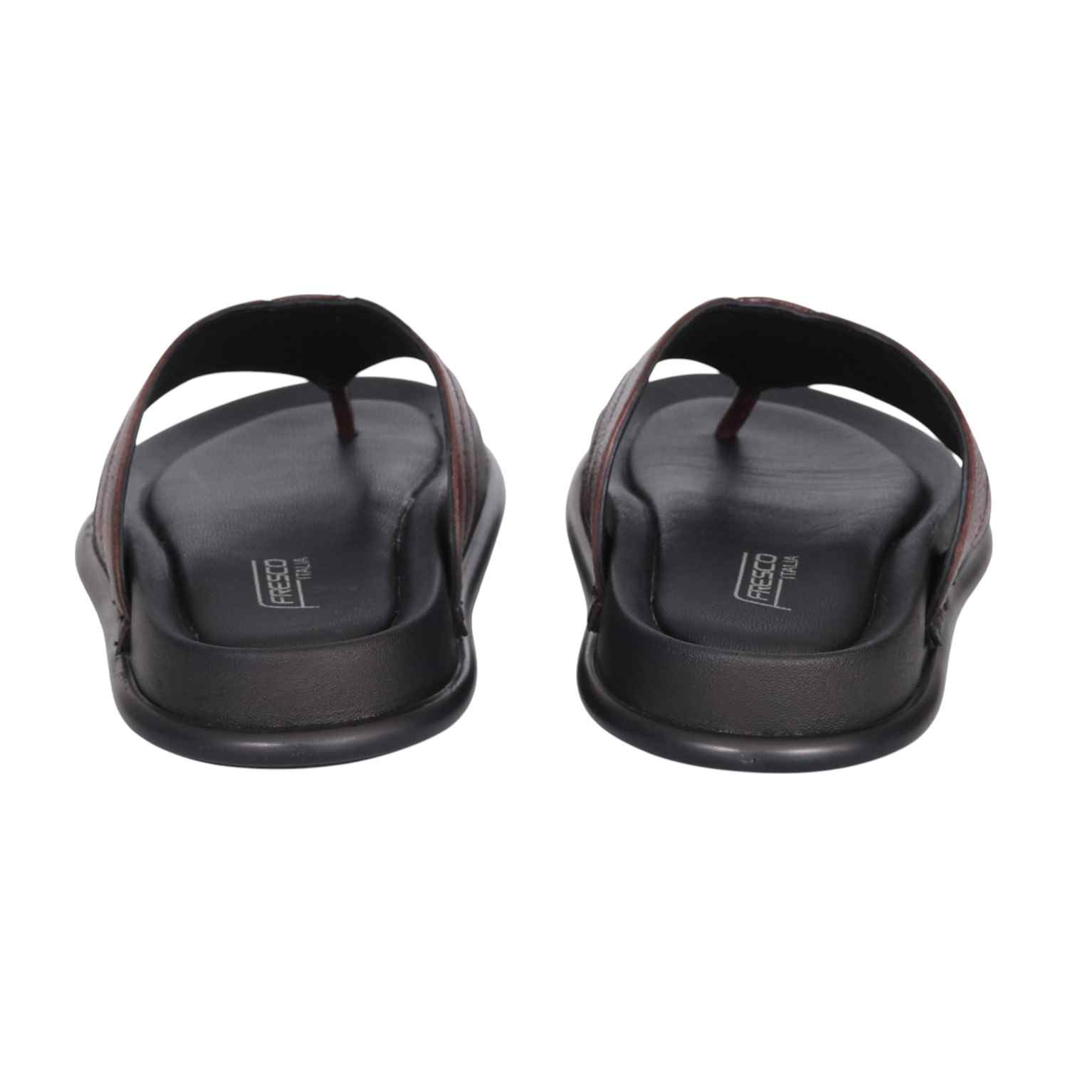 Men Vintage Brown Comfort Thongs