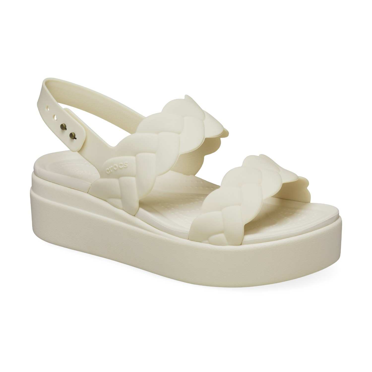 Brooklyn Woven Upper Low Wedge Women Sandal