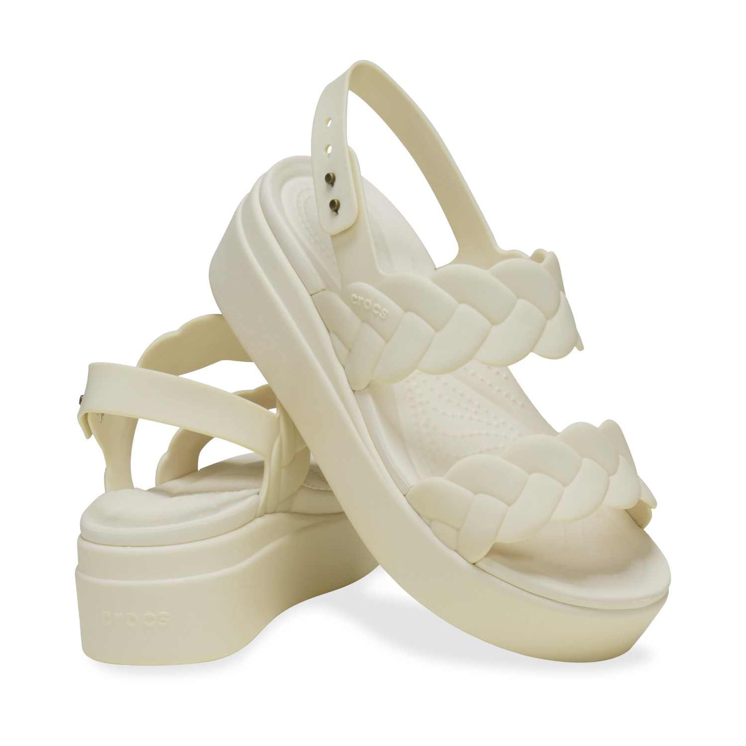 Brooklyn Woven Upper Low Wedge Women Sandal