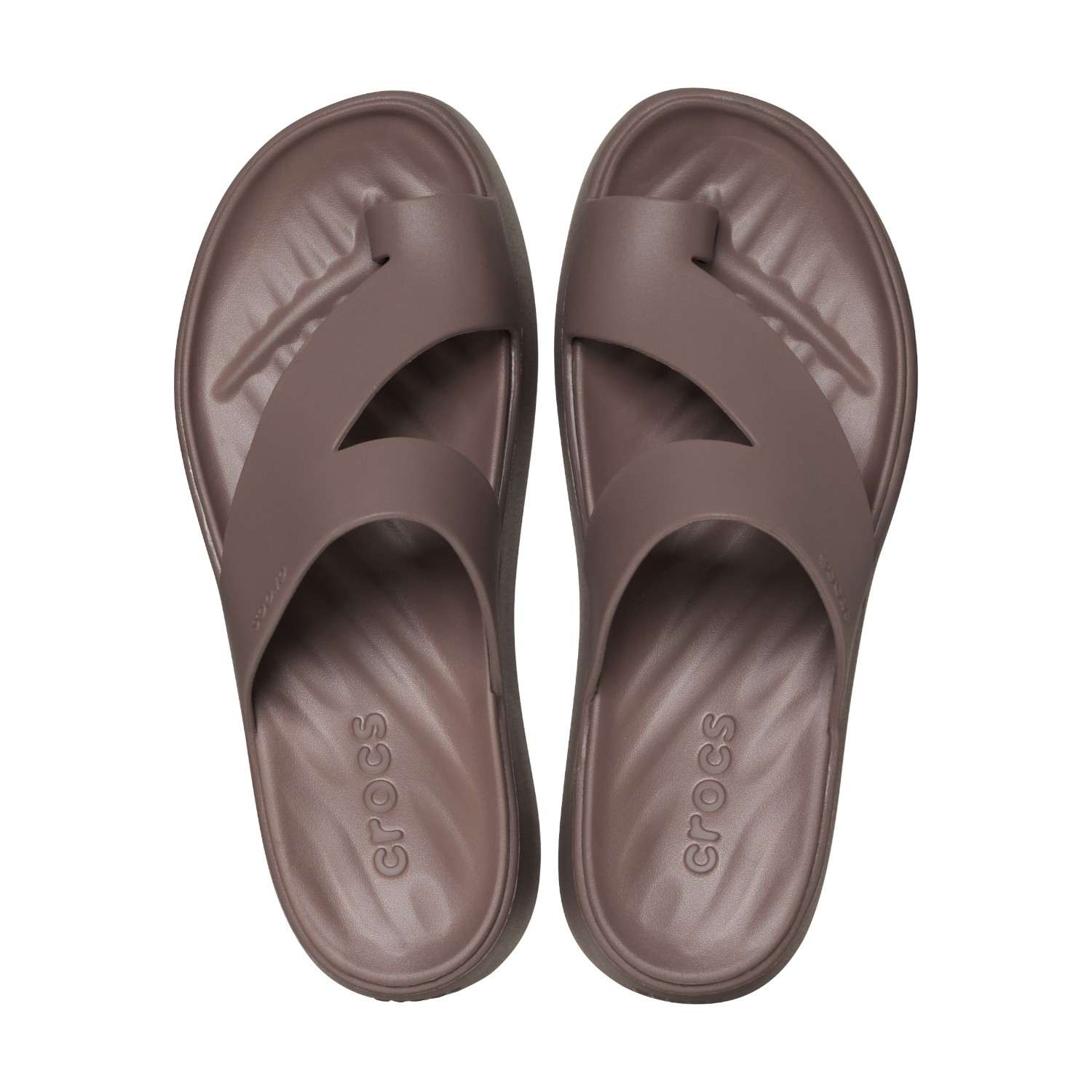 Getaway Platform Toe Loop Women Dark Brown Sandals
