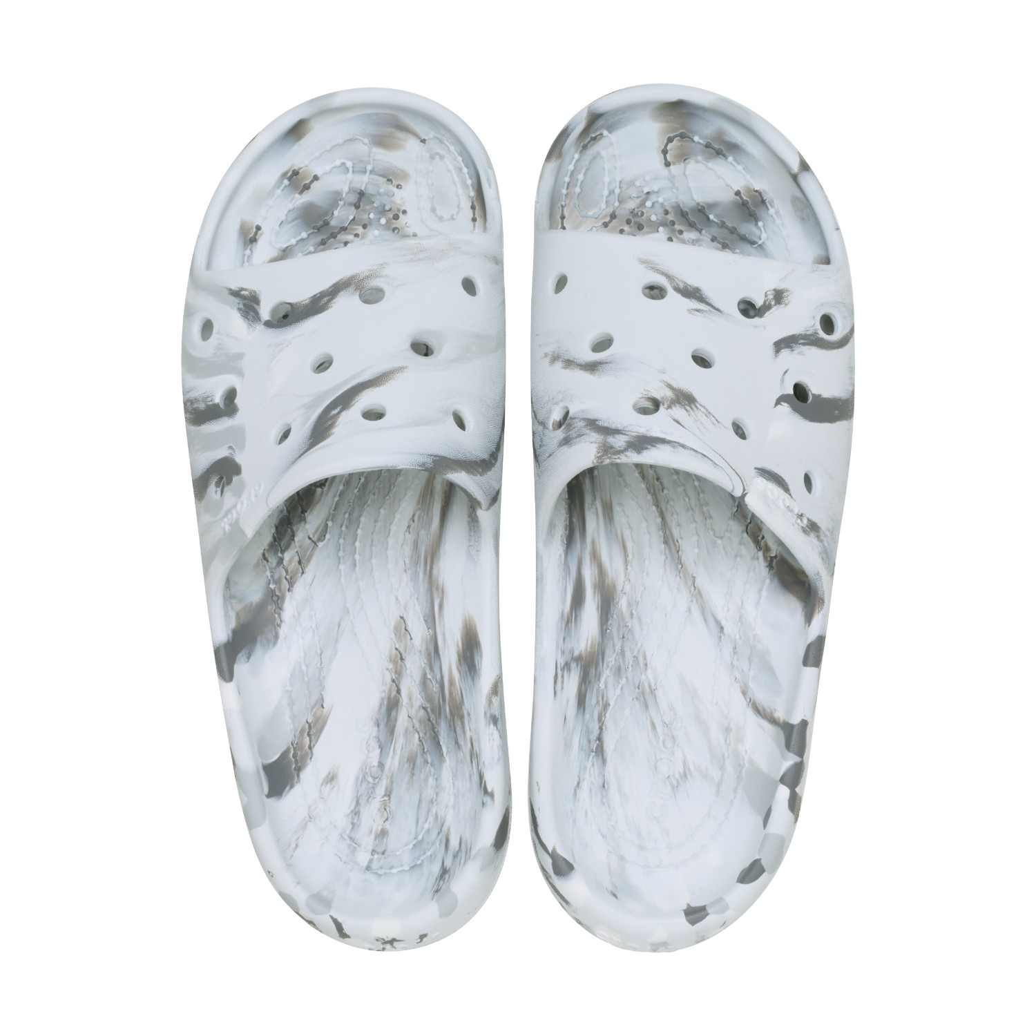Classic Marbled Ii Men Blue Multi Slidders