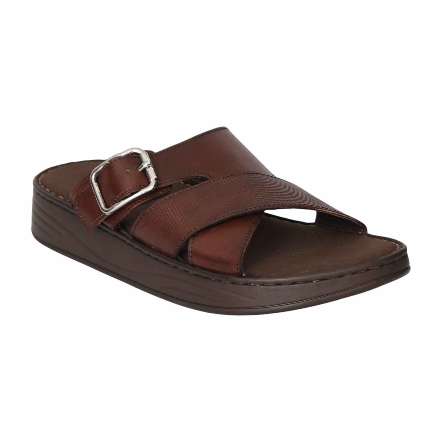 Men Pine Buckle Comfort Sandals
