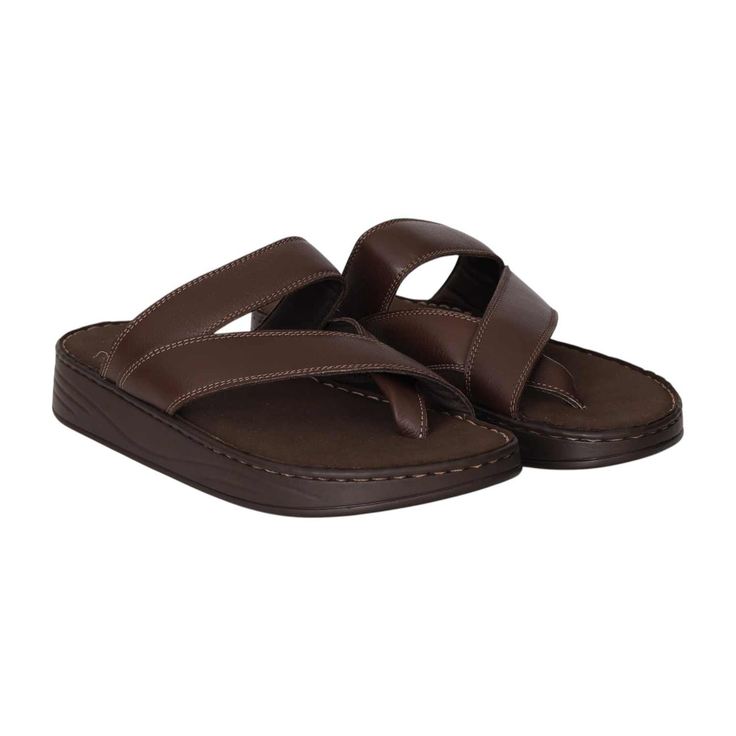 Men Pine Rustic Cross Sandals