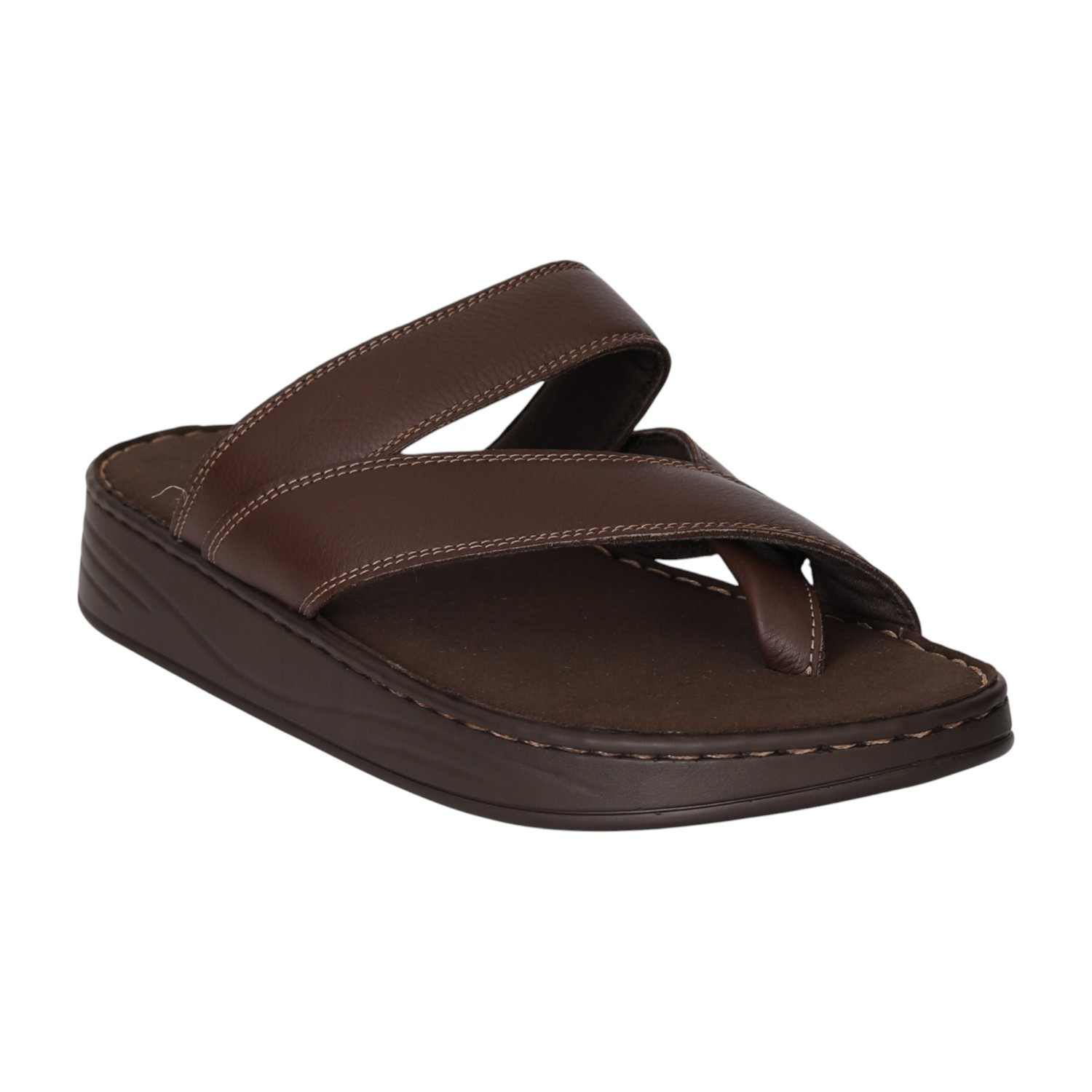 Men Pine Rustic Cross Sandals