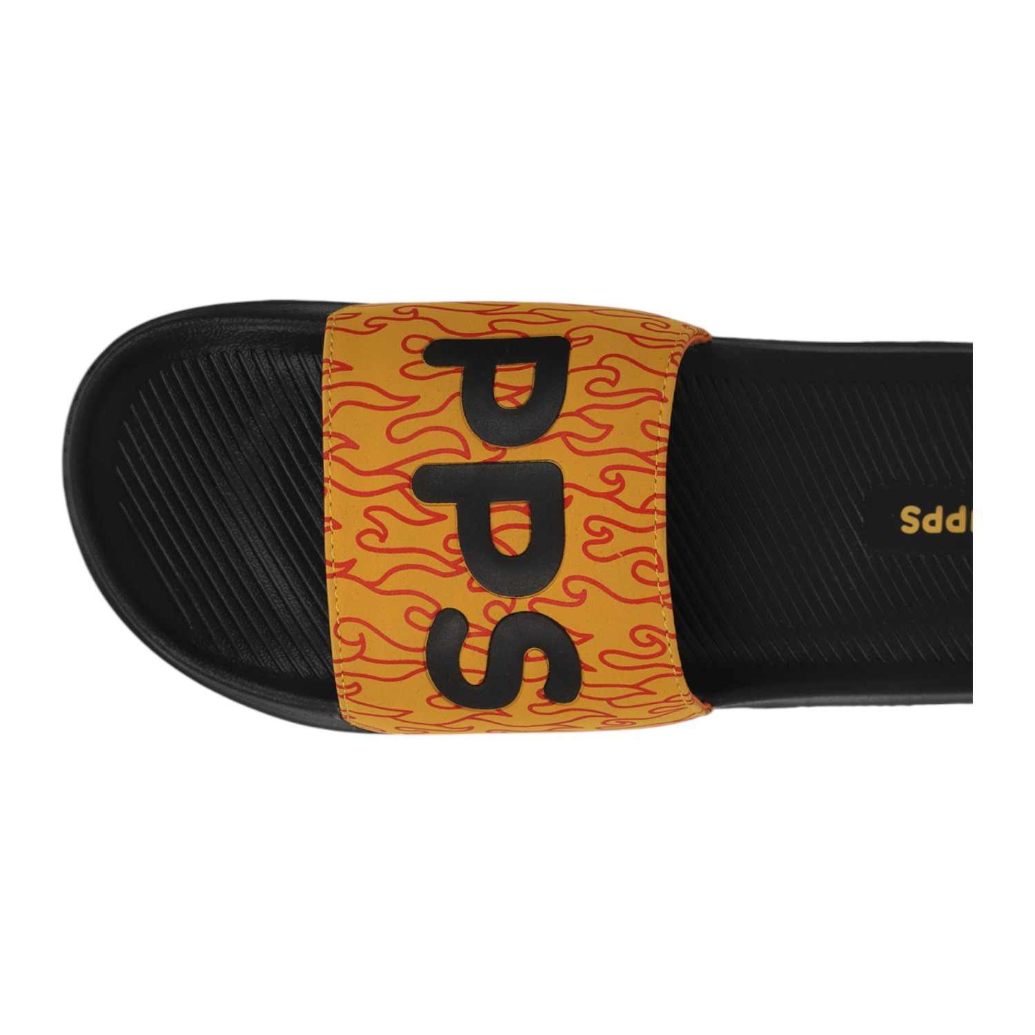 Mens FLAME YELLOW Casual Slider